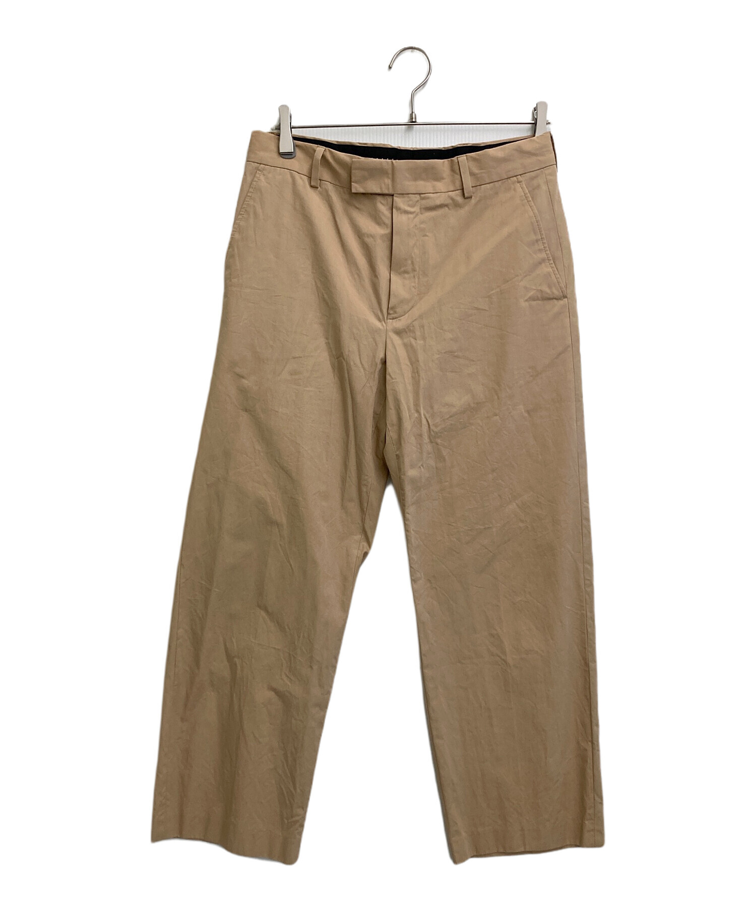ドリスヴァンノッテン　チノパン　スラックス　ベージュ　38 中古・古着通販】DRIES VAN NOTEN (ドリスヴァンノッテン) パンツ