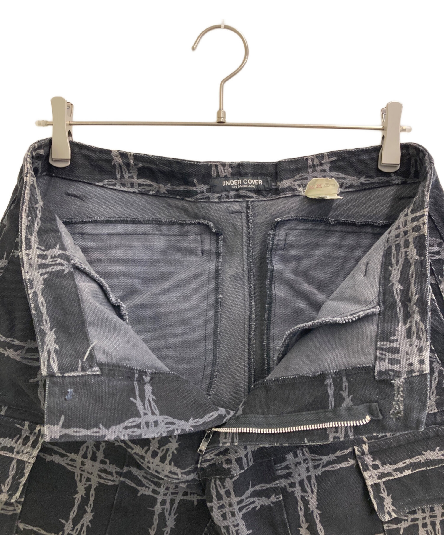 中古・古着通販】UNDERCOVER (アンダーカバー) 有刺鉄線カーゴショーツ