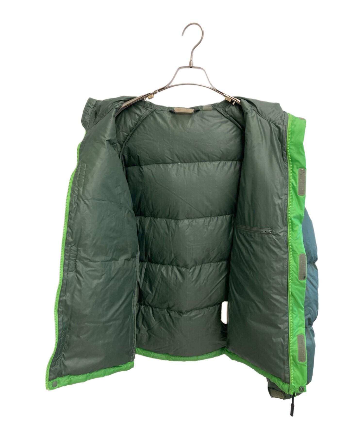 MAMMUT ダウンジャケット フード付き ダークグリーン 中古・古着通販】MAMMUT (マムート) ダウンジャケット グリーン サイズ