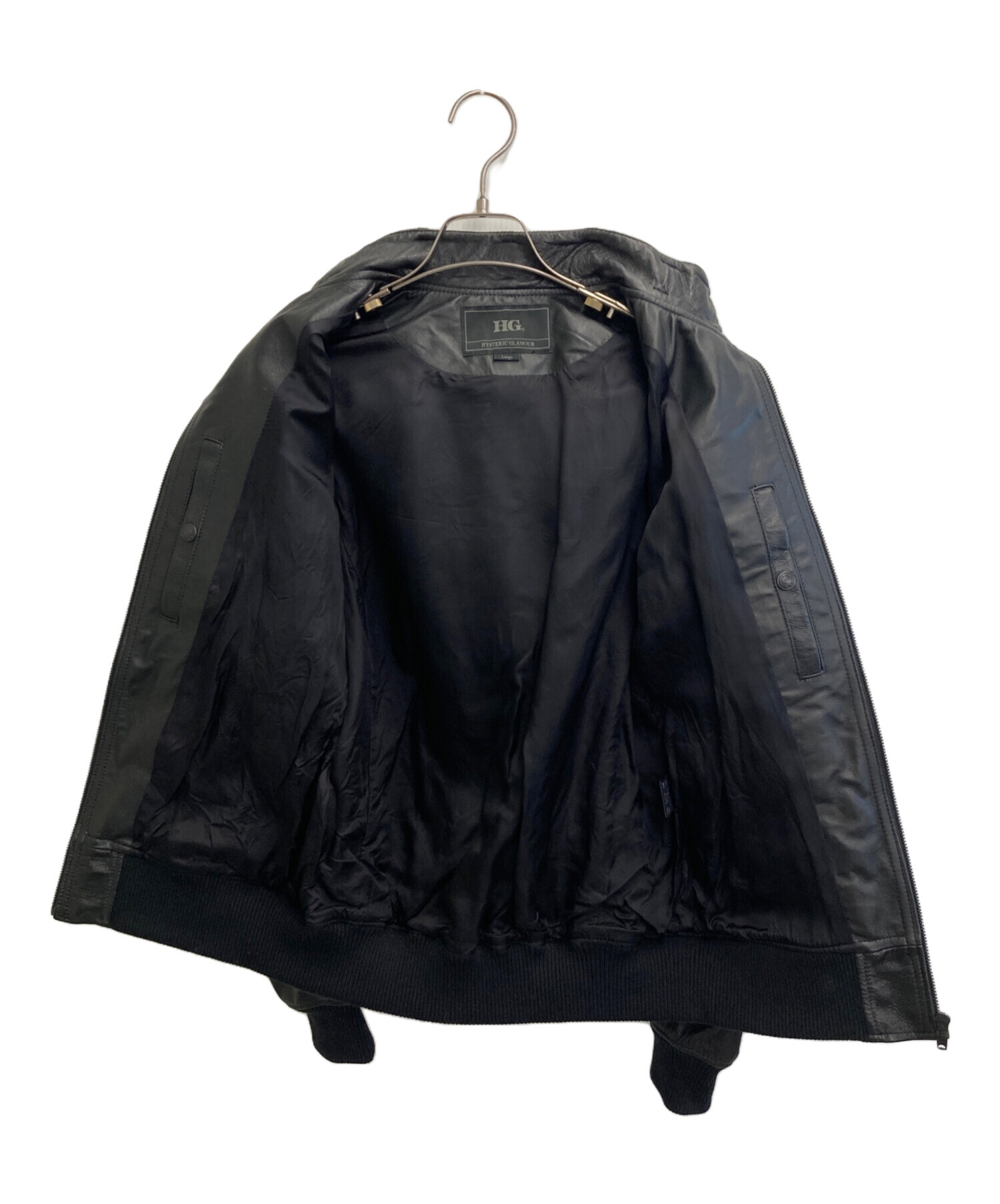 hysteric glamour ブラックレザージャケット　L 中古・古着通販】Hysteric Glamour (ヒステリックグラマー) ピッグ