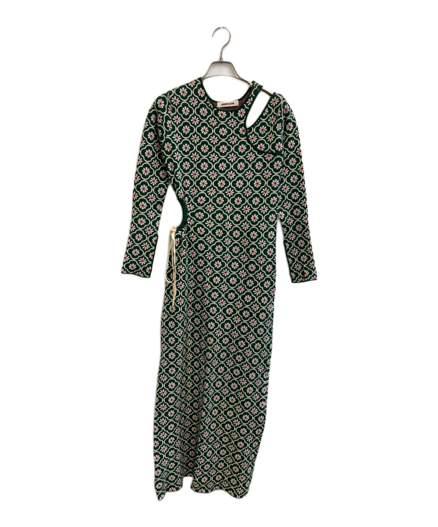 中古・古着通販】AMBERGLEAM (アンバーグリーム) Art Knit Dress 