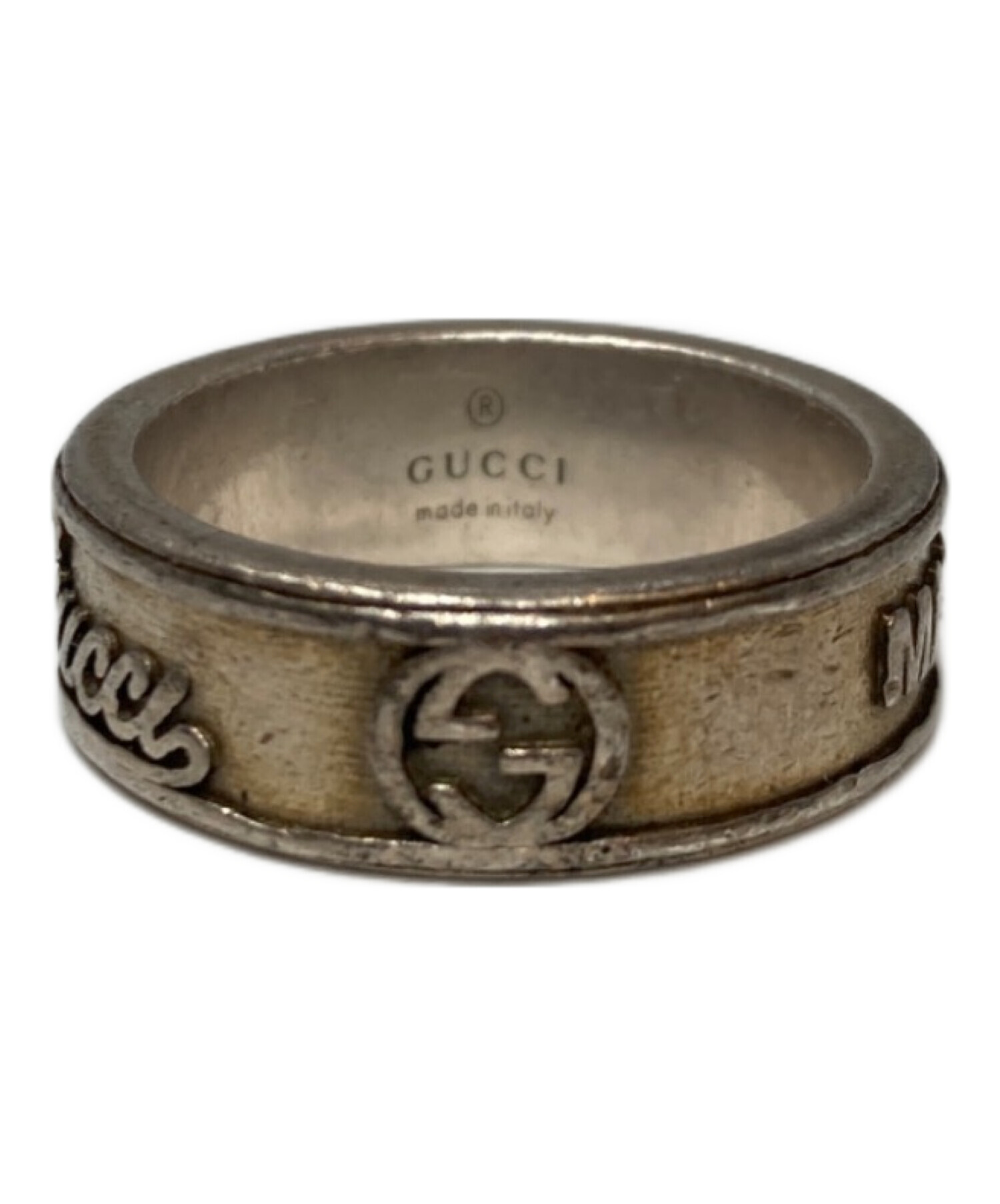 中古・古着通販】GUCCI (グッチ) GG ヴィンテージロゴリング サイズ:18