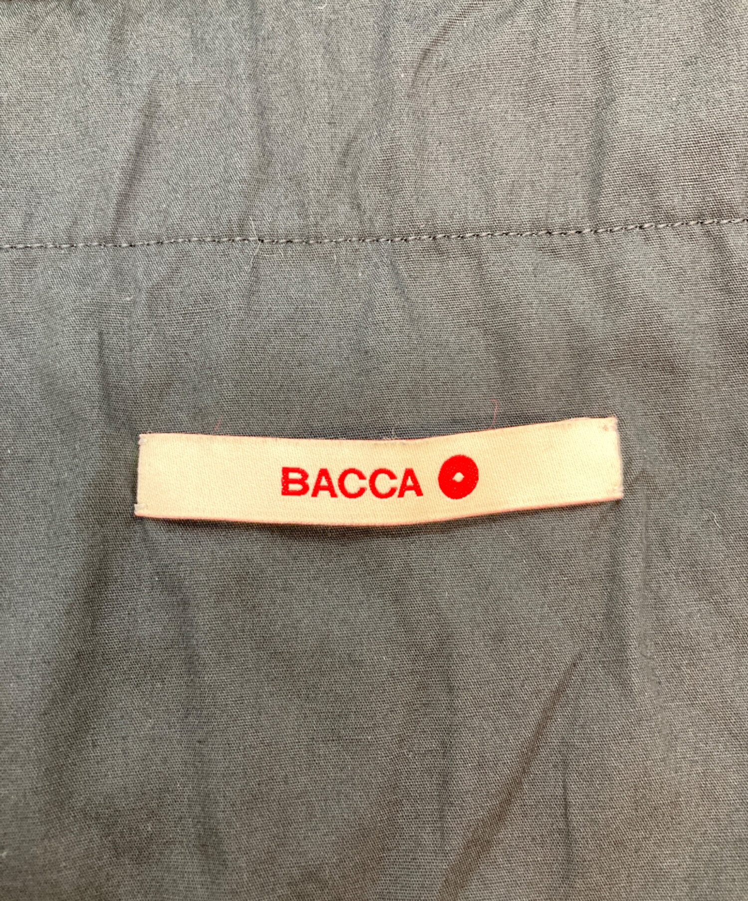 中古・古着通販】BACCA (バッカ) リネンツイル ショートベスト