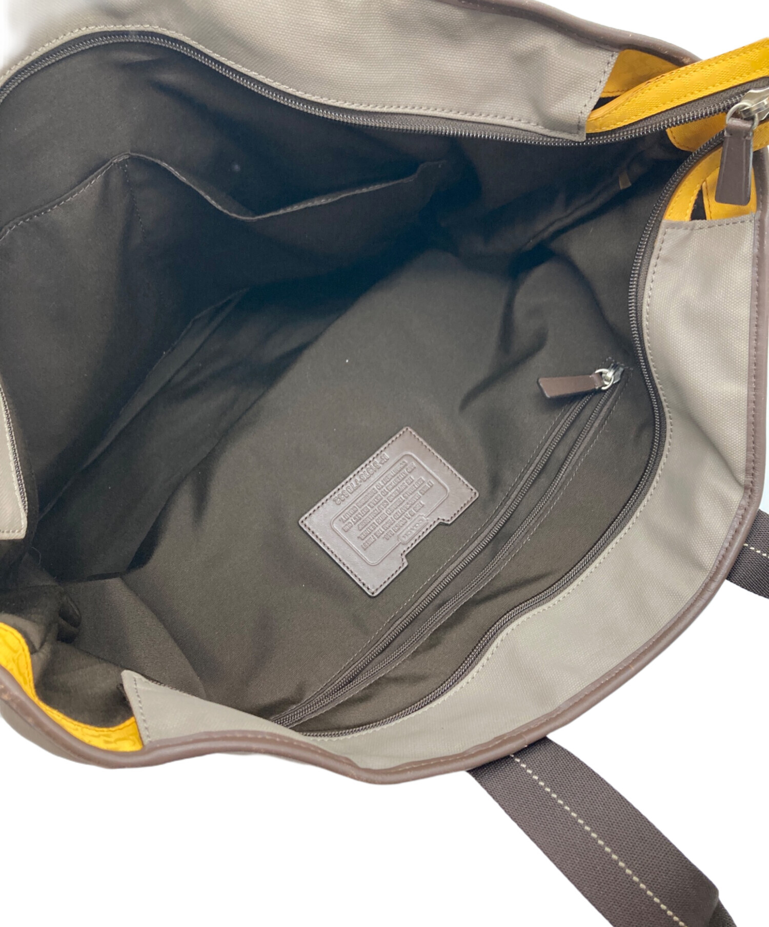 中古・古着通販】COACH (コーチ) トートバッグ ブラウン｜ブランド