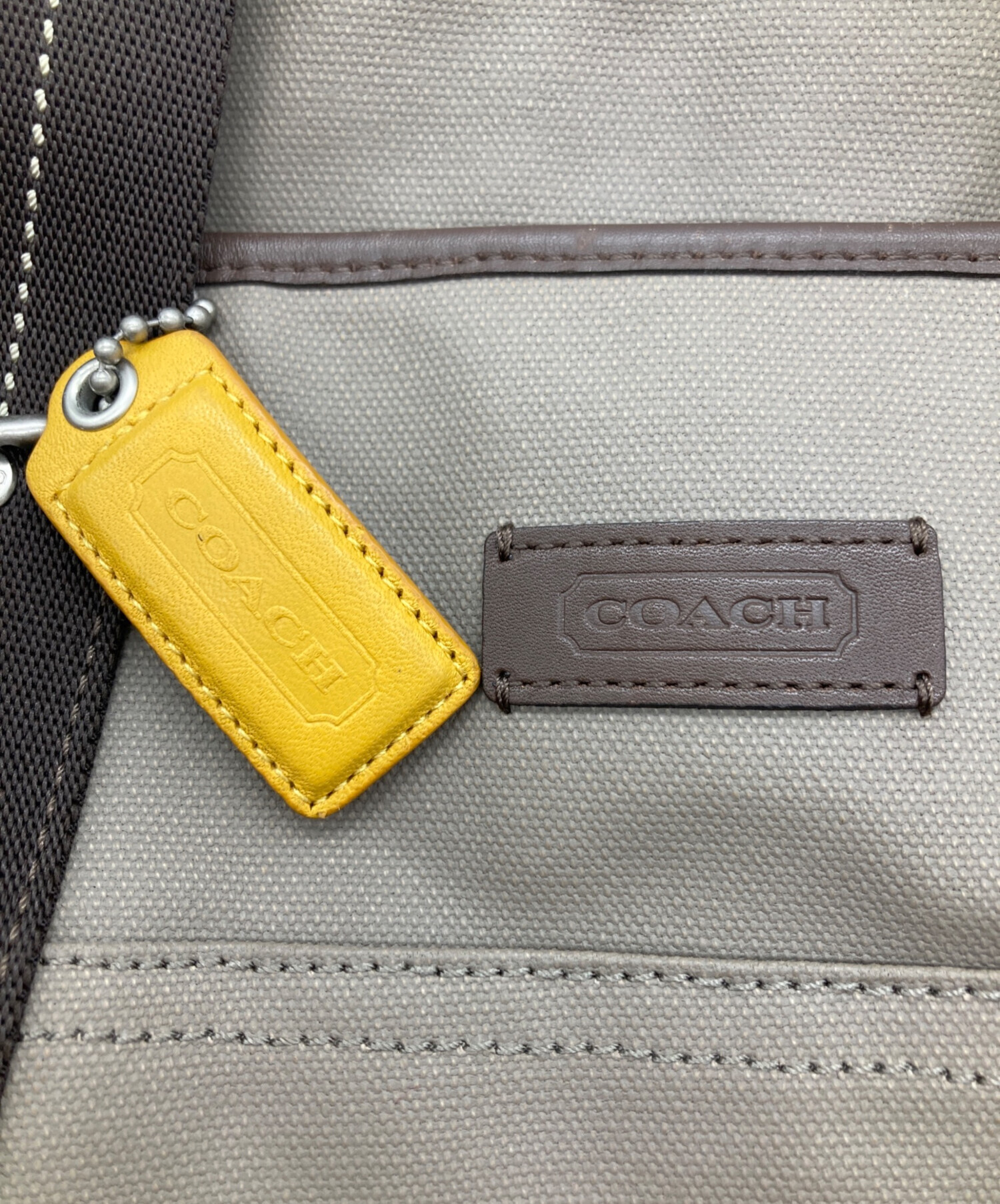COACH コーチ トートバッグ used品 中古・古着通販】COACH (コーチ) トートバッグ ブラック｜ブランド