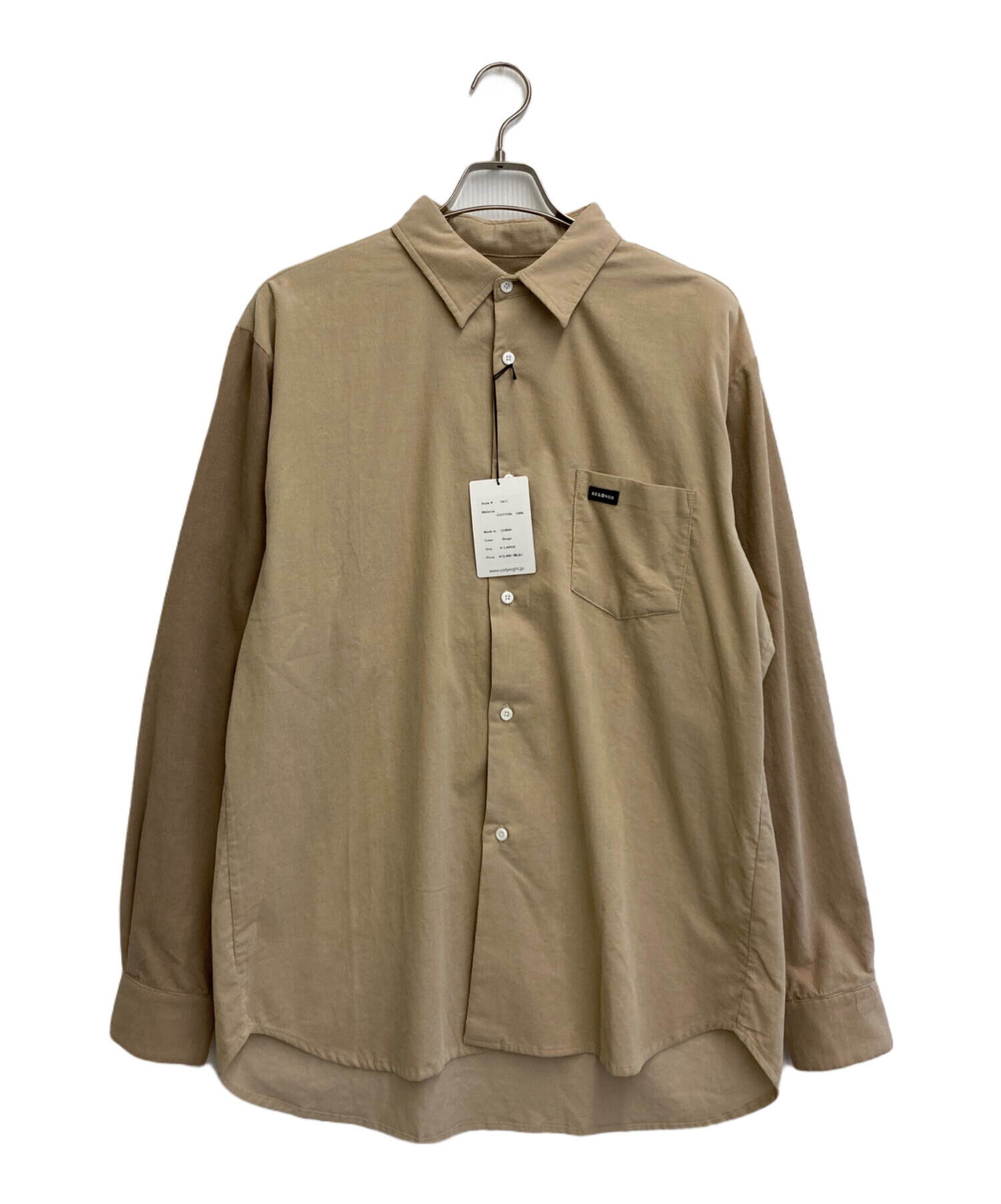 中古・古着通販】68&BROTHERS (68&ブラザーズ) コーデュロイシャツ 