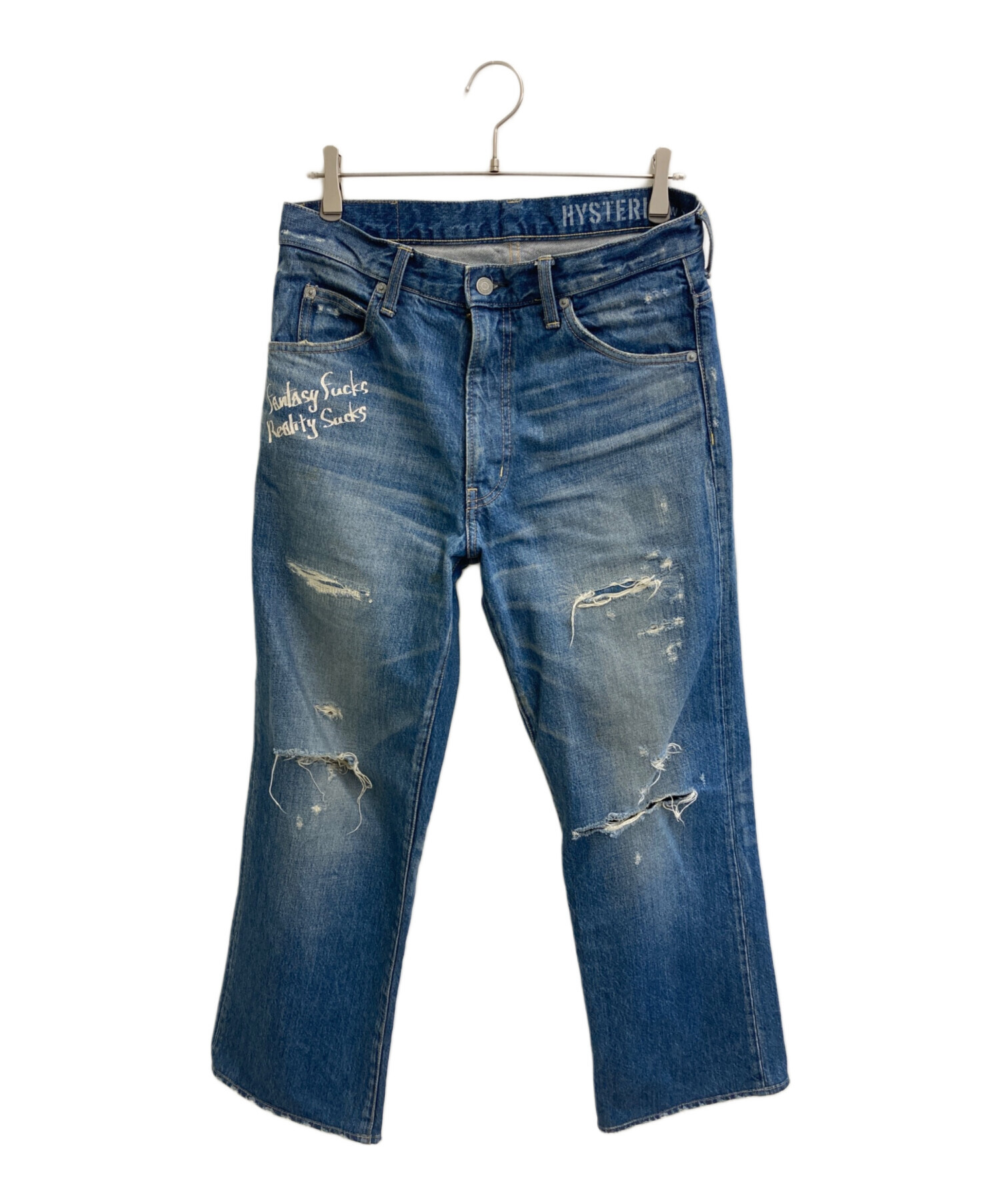 ヒステリックグラマー ダークブルーブーツカットデニム ヒステリック