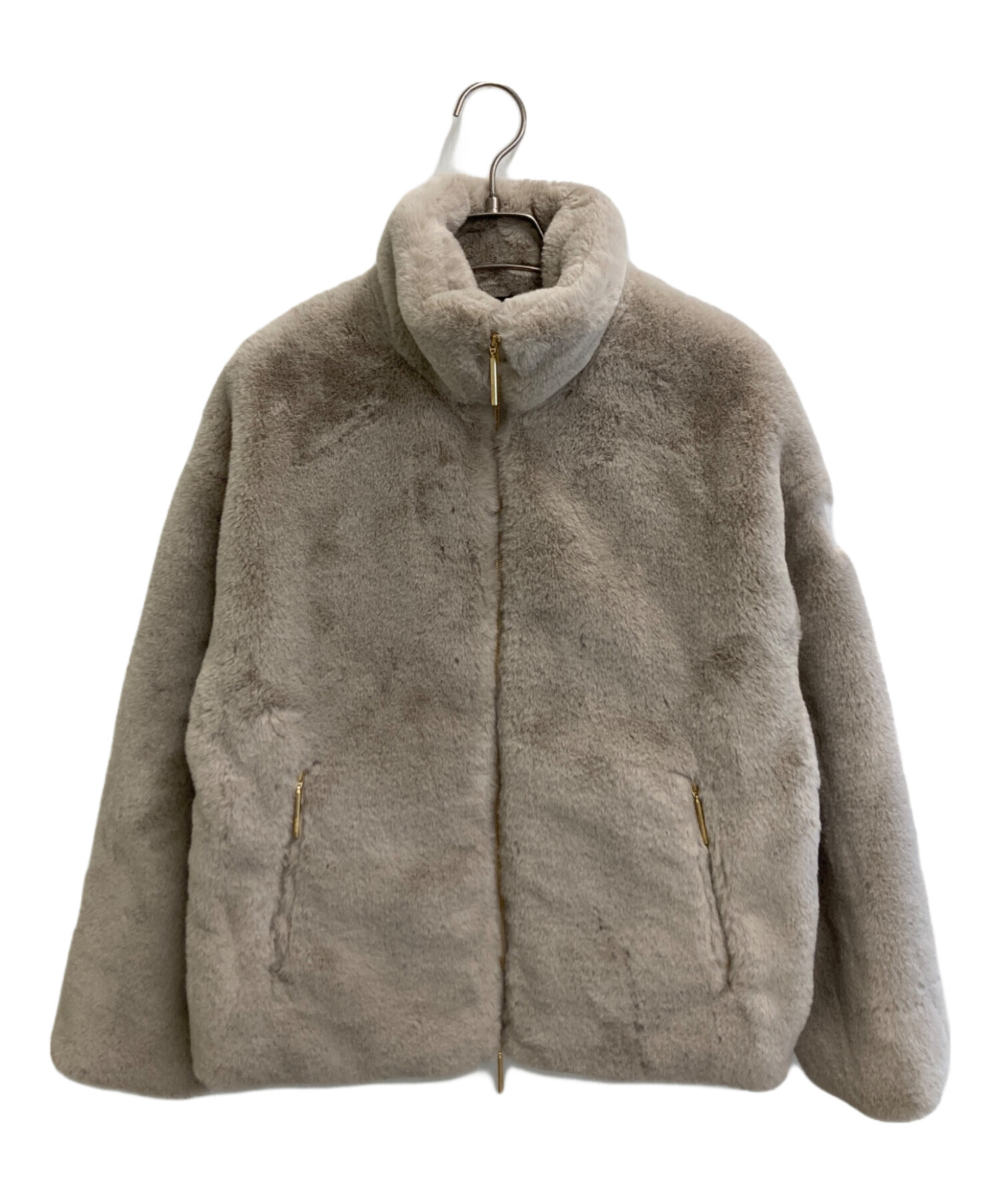 中古・古着通販】TATRAS (タトラス) BARBRA ボアブルゾン ベージュ