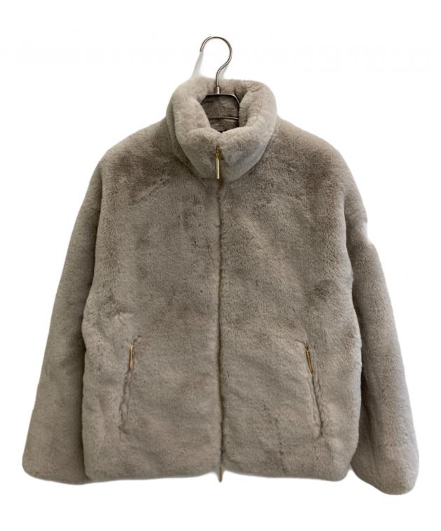 中古・古着通販】TATRAS (タトラス) BARBRA ボアブルゾン ベージュ