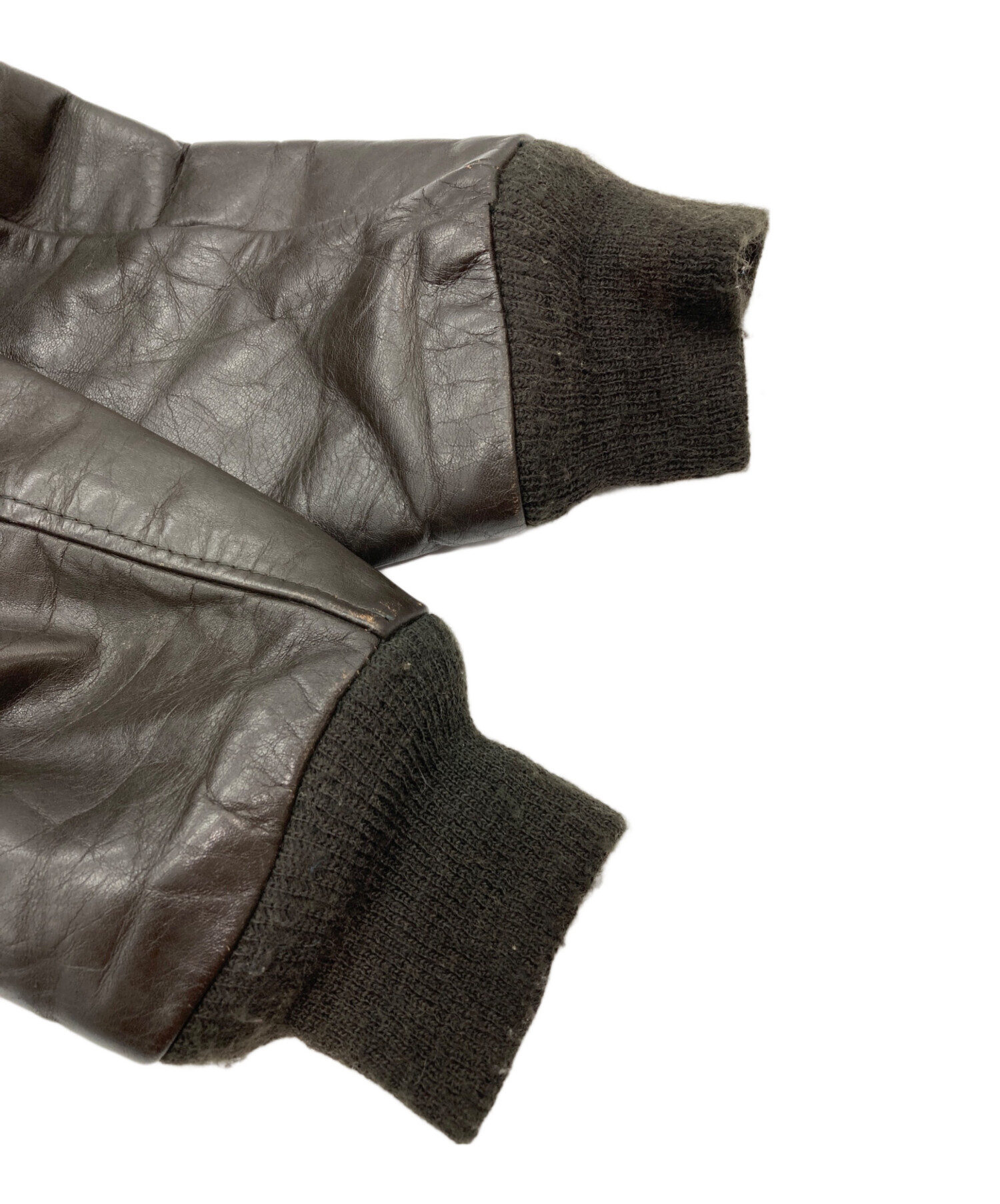 SCHOTT フライトジャケット 38サイズ 即決 アメリカ製 Schott メンズM レザーフライトジャケット G-1