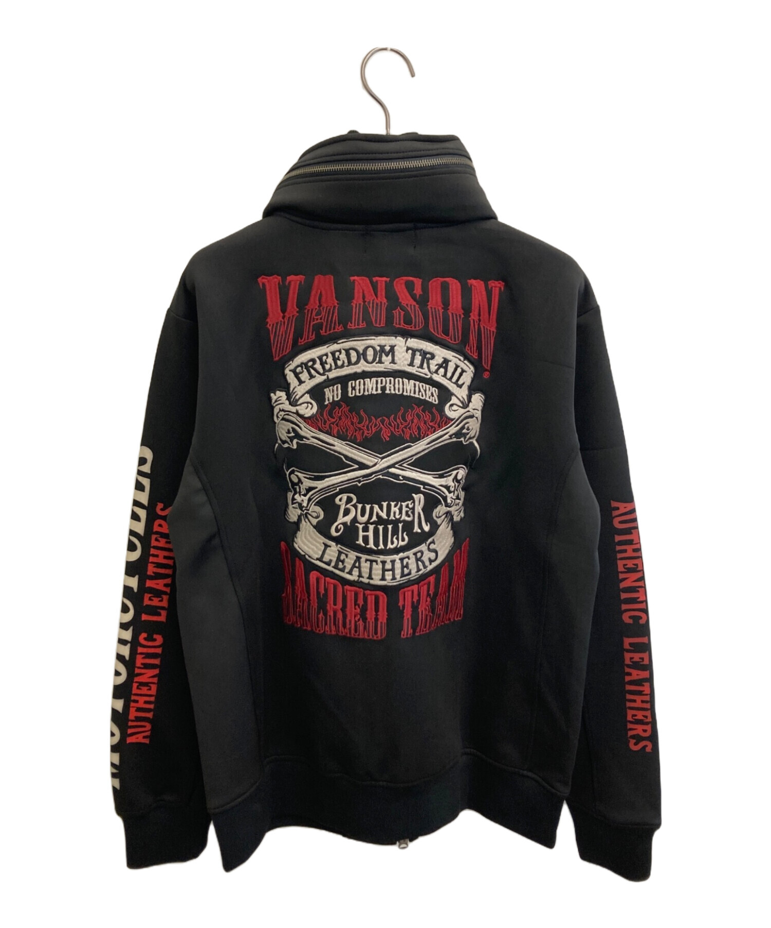 中古・古着通販】VANSON (バンソン) トラックジャケット ブラック 