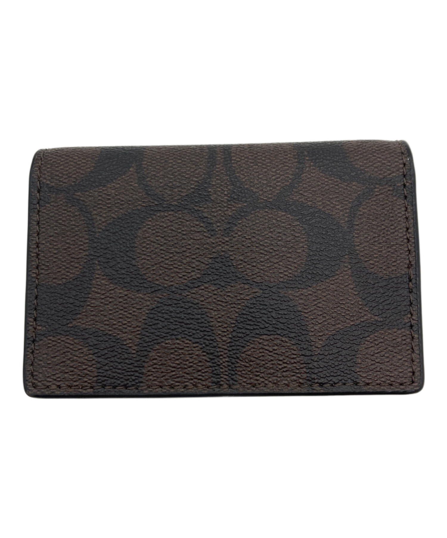 中古・古着通販】COACH (コーチ) 名刺入れ ブラウン サイズ