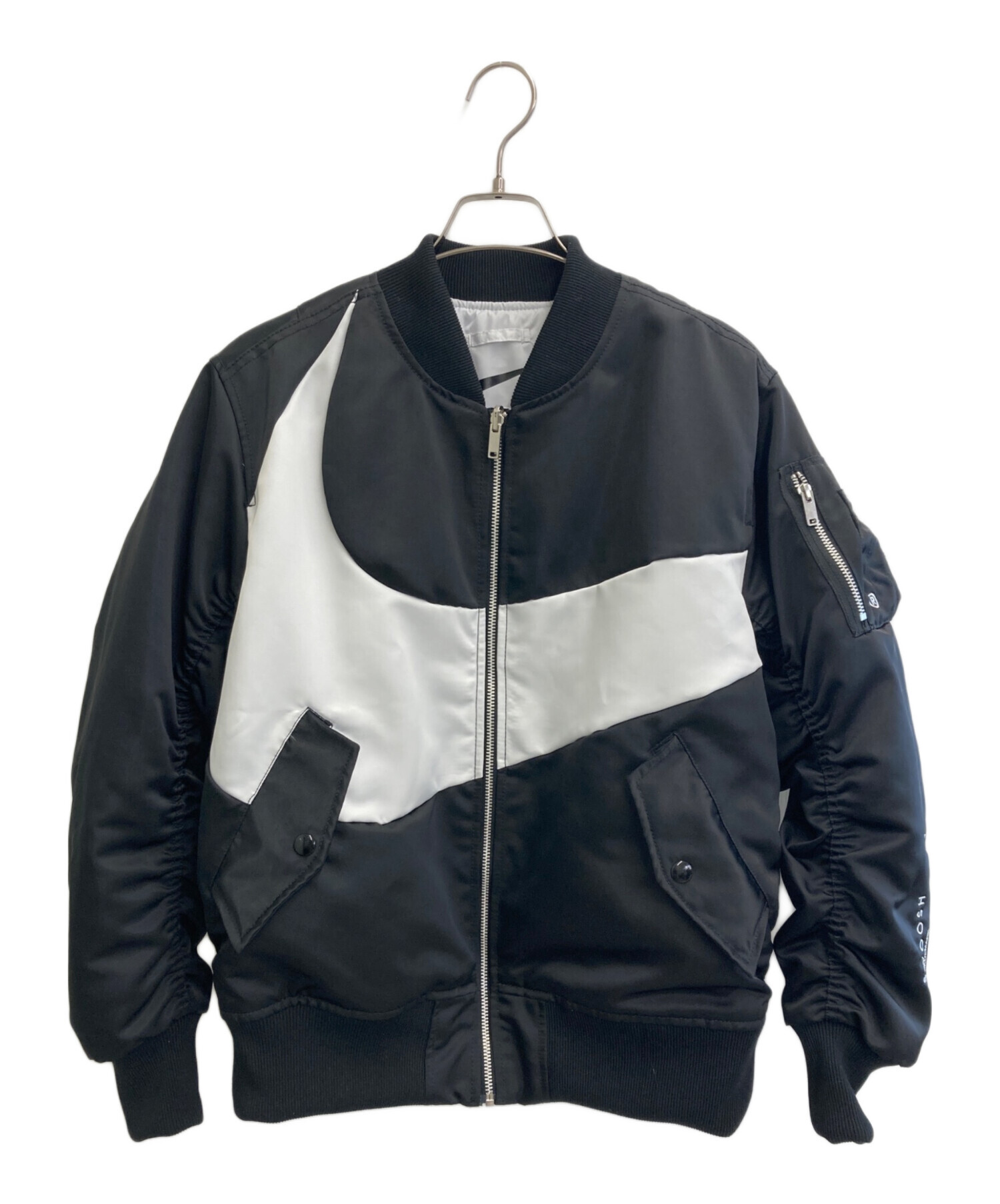 中古・古着通販】NIKE (ナイキ) SWOOSH BOMBERジャケット ホワイト 