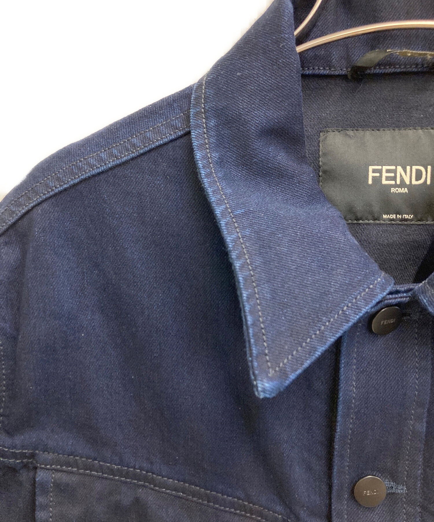 中古・古着通販】FENDI (フェンディ) デニムジャケット インディゴ