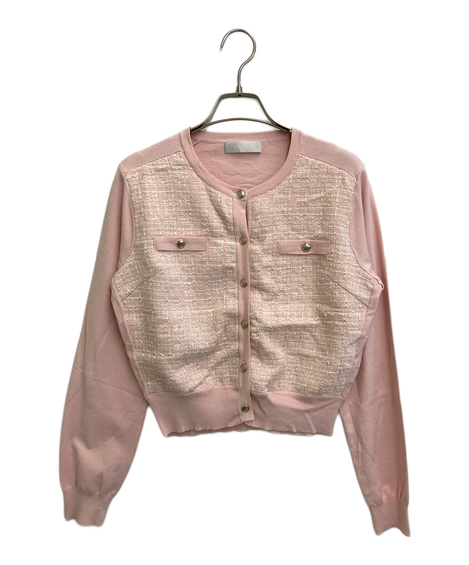中古・古着通販】CELFORD (セルフォード) カーディガン ピンク サイズ