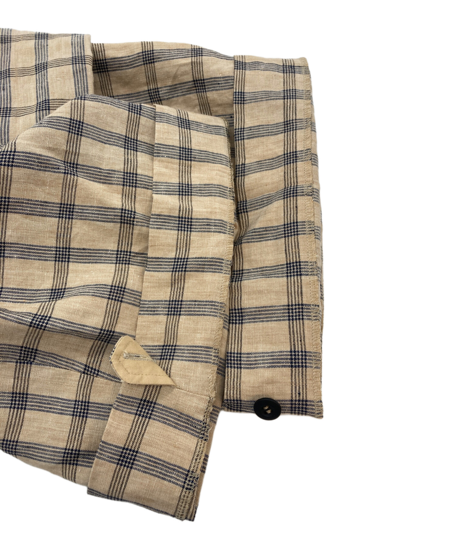 SUNSEA　TRANSFER FLANNEL CHECK PANTS　タグ付き 中古・古着通販】SUNSEA (サンシー) 23SS GENTLE BREEZE CHECK WIDE