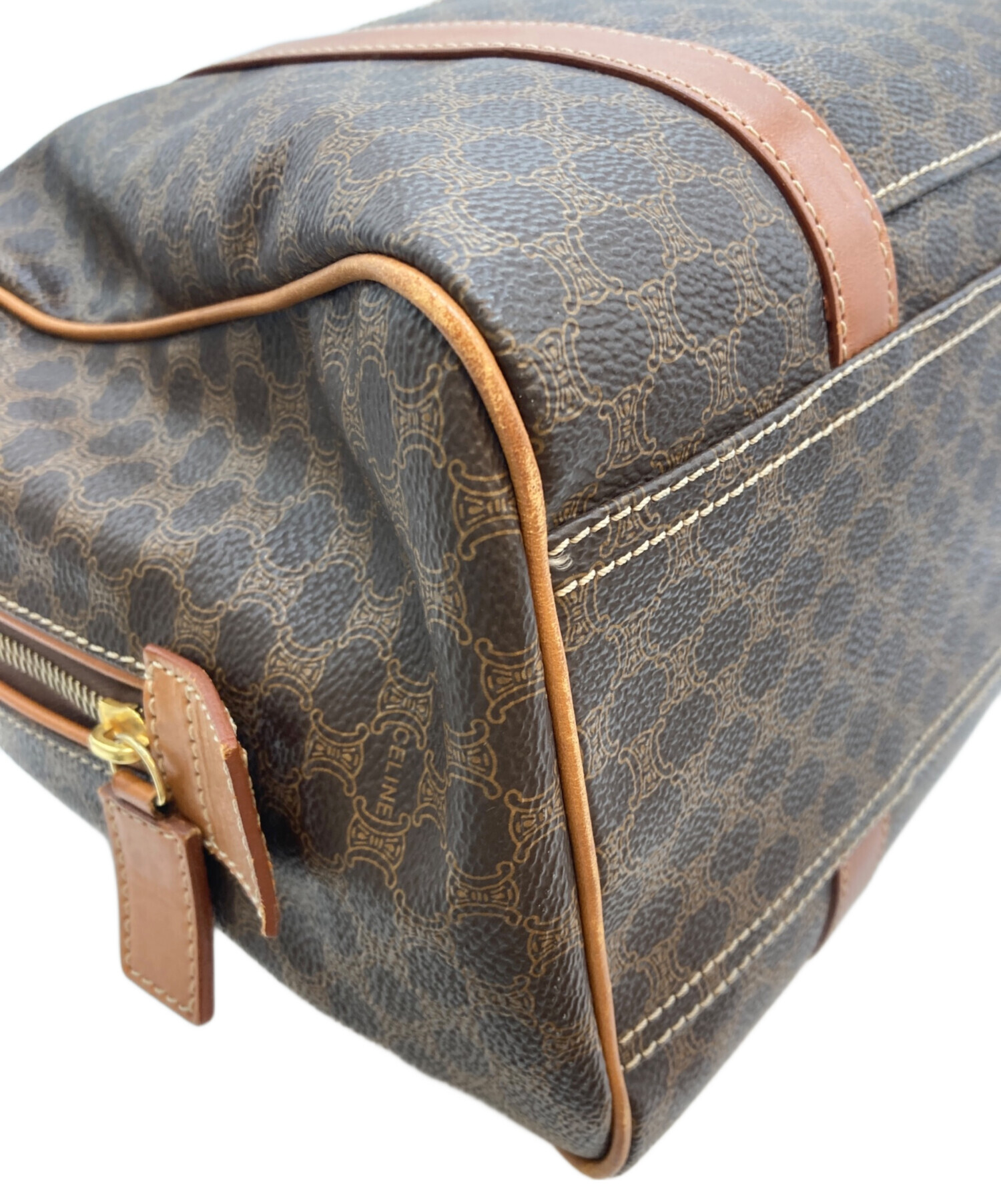 中古・古着通販】CELINE (セリーヌ) マカダム柄2WAYボストンバッグ