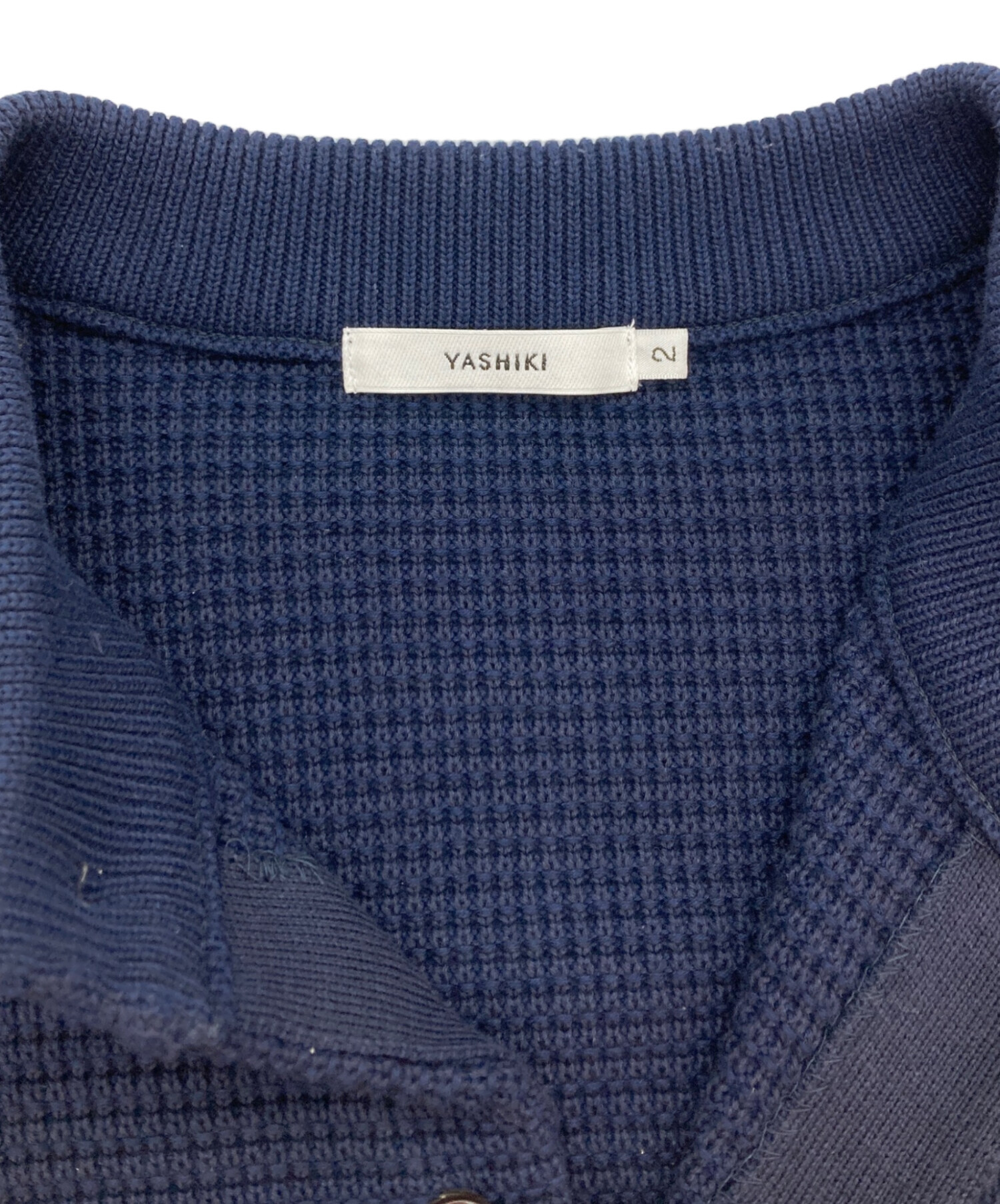 YASHIKI ニットカーディガン サイズ2 yashiki ニット22awグレー