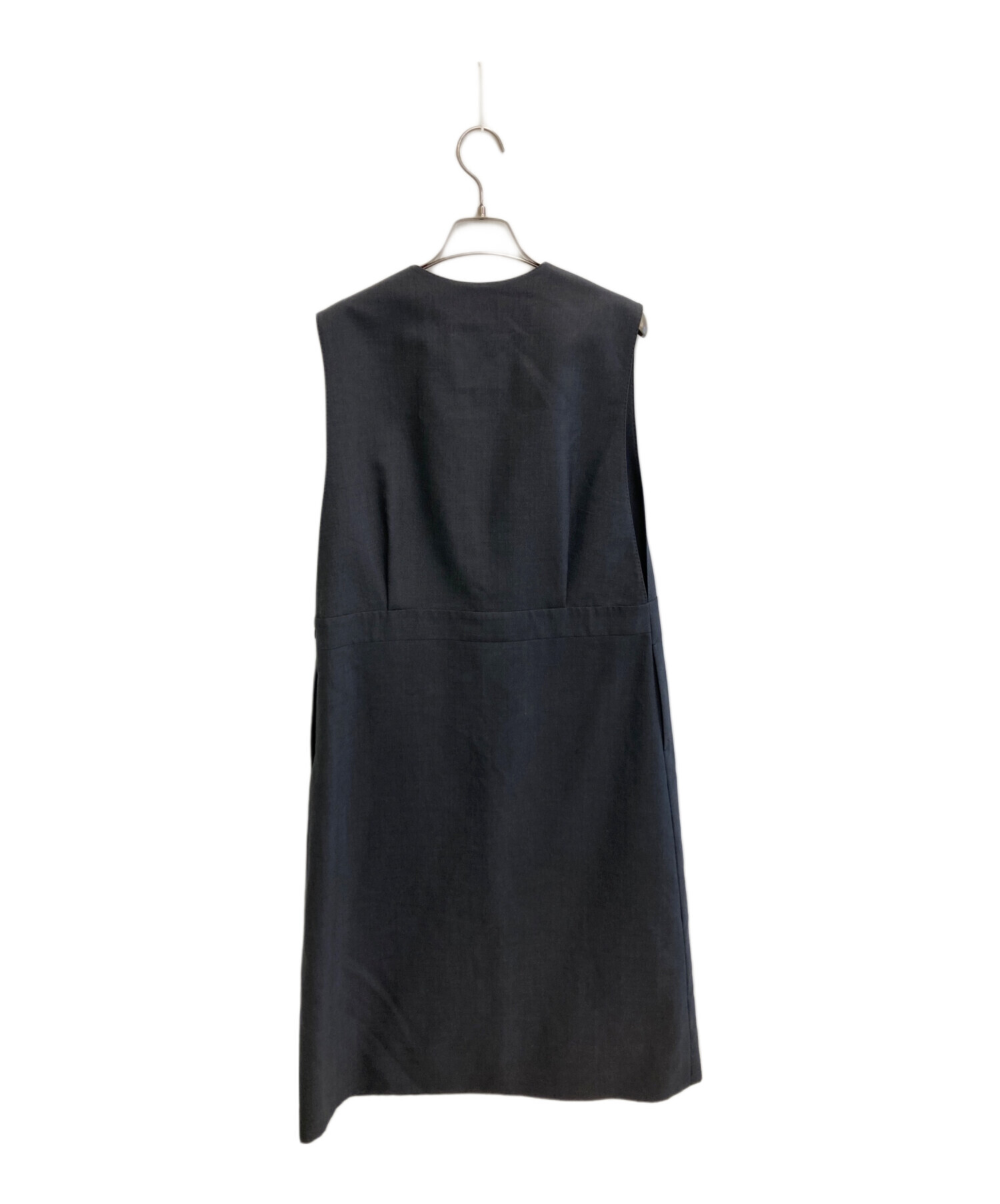Drawer woolワンピース BLACK size36 Drawer ドゥロワー 中古・古着 