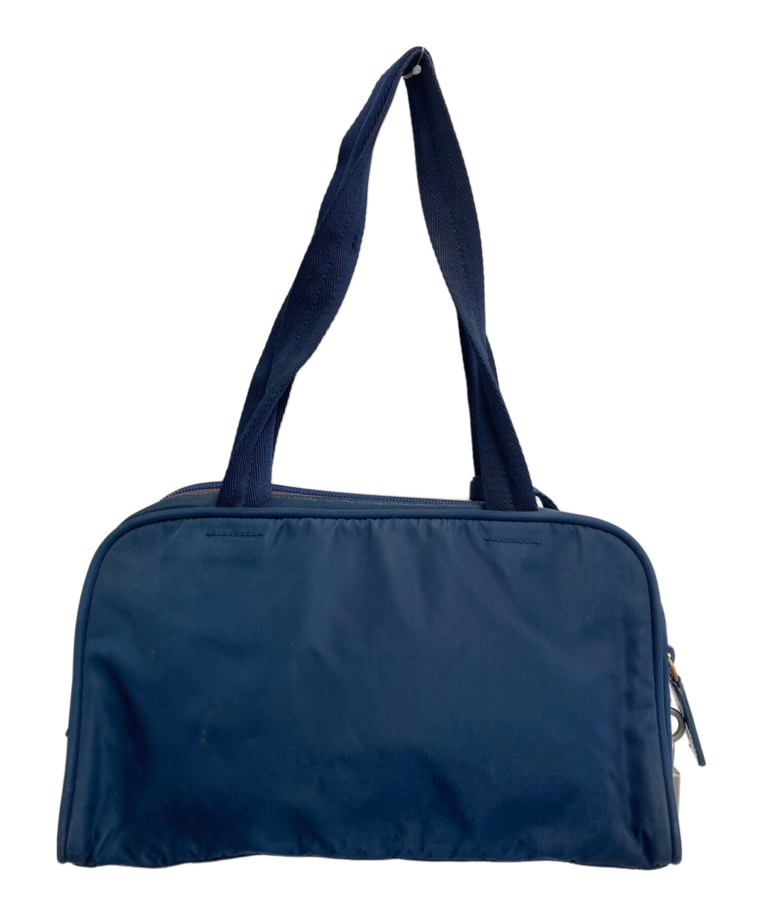 PRADA ブルー ナイロン ハンドバッグ PRADA プラダ ハンドバッグ ナイロン ブルー レディース 中古