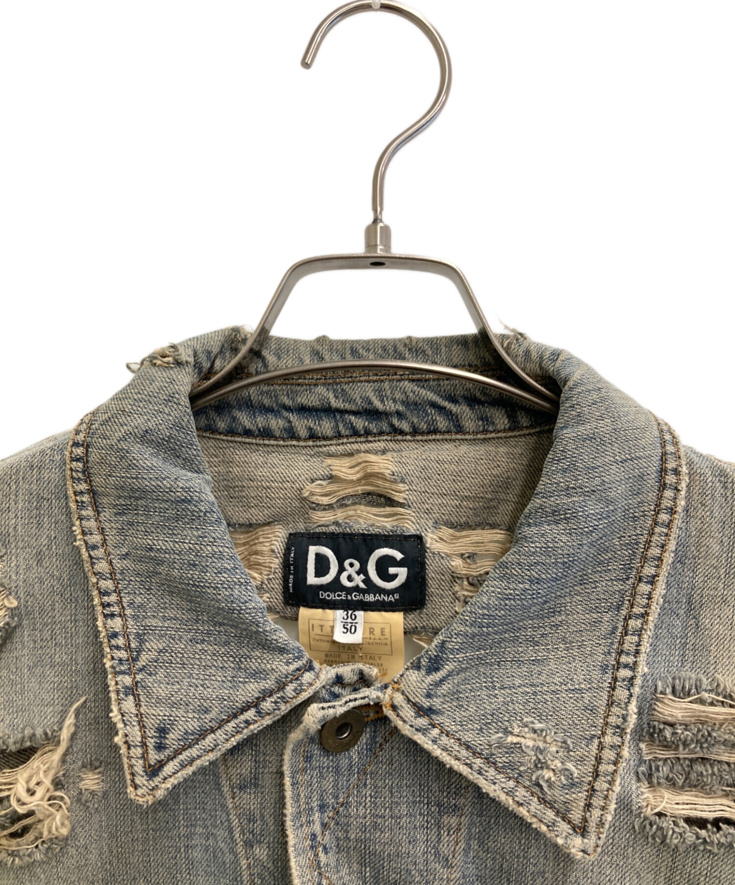 中古・古着通販】DOLCE & GABBANA (ドルチェ＆ガッバーナ) デストロイ 