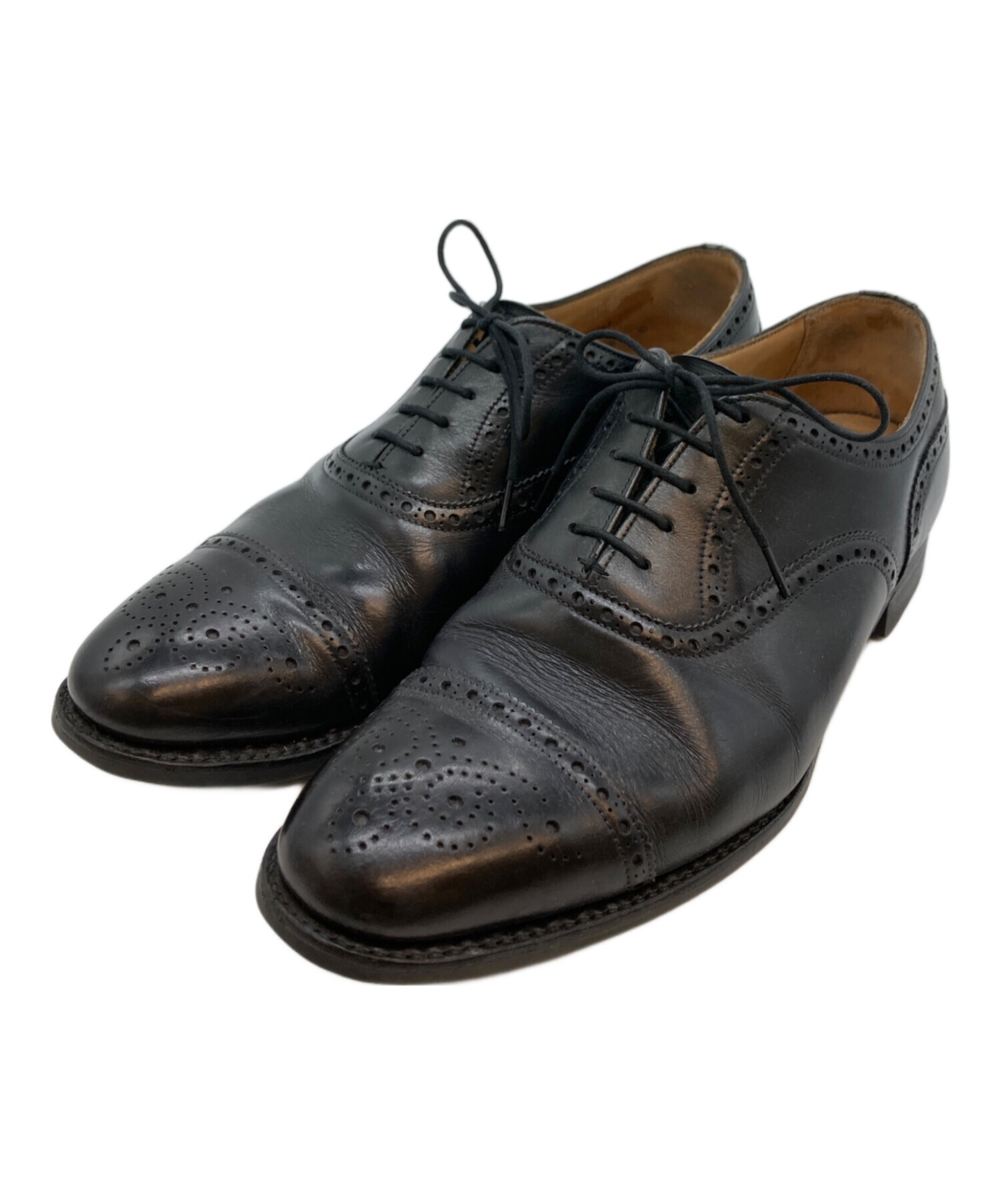 中古・古着通販】CHEANEY (チーニー) ウィングチップシューズ ブラック