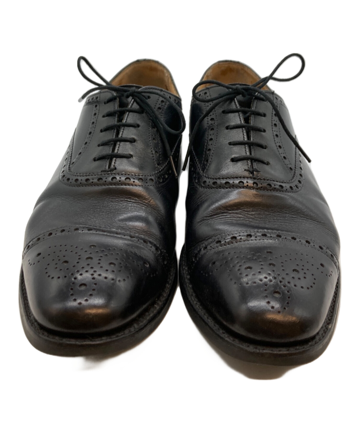 チーニー　ウィングチップシューズ 中古・古着通販】CHEANEY (チーニー) ウィングチップシューズ ブラック