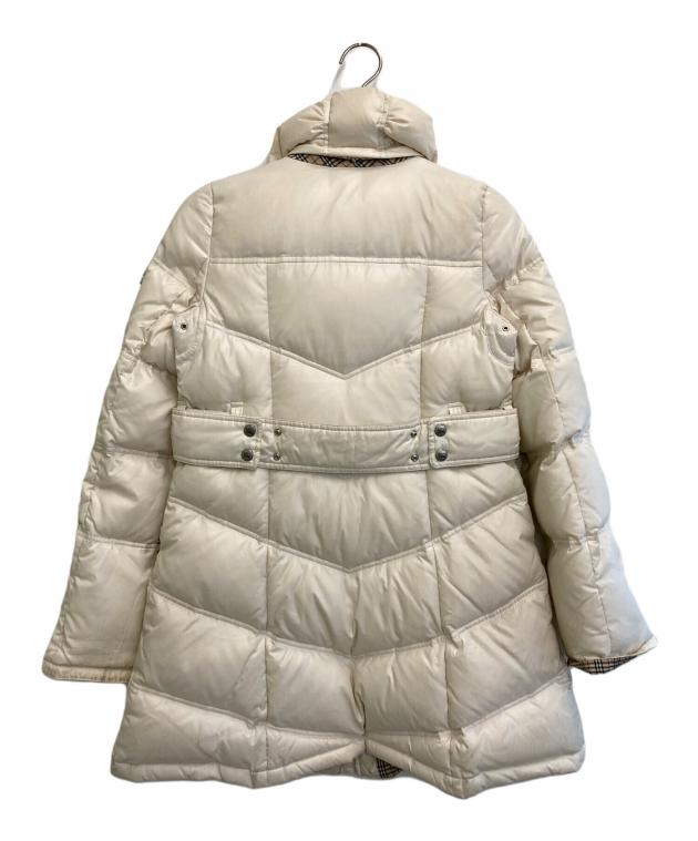 BURBERRY BLUE LABEL ダウンジャケット白 サイズ38 中古・古着通販】BURBERRY BLUE LABEL (バーバリー ブルー レーベル