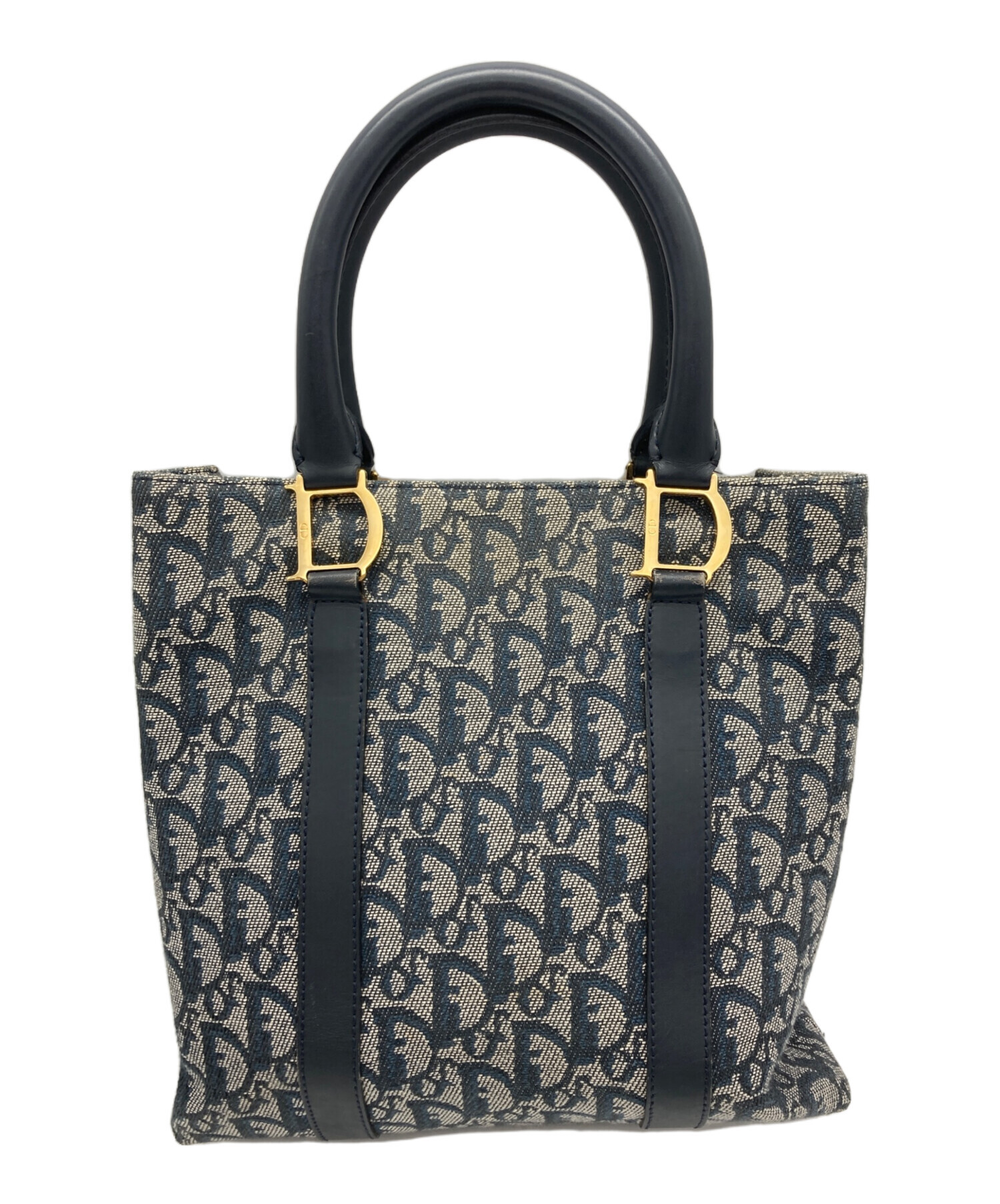 Christian Dior ネイビー ハンドバッグ 中古・古着通販】Christian Dior (クリスチャン ディオール