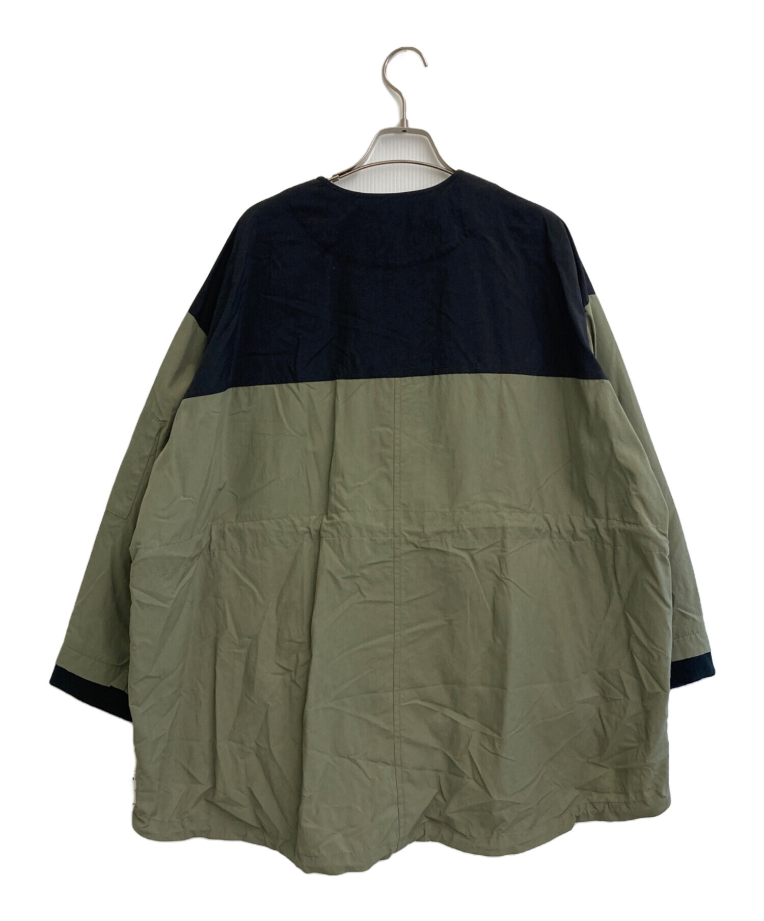 中古・古着通販】yort (ヨート) マウンテンブルゾン ブラック×カーキ 