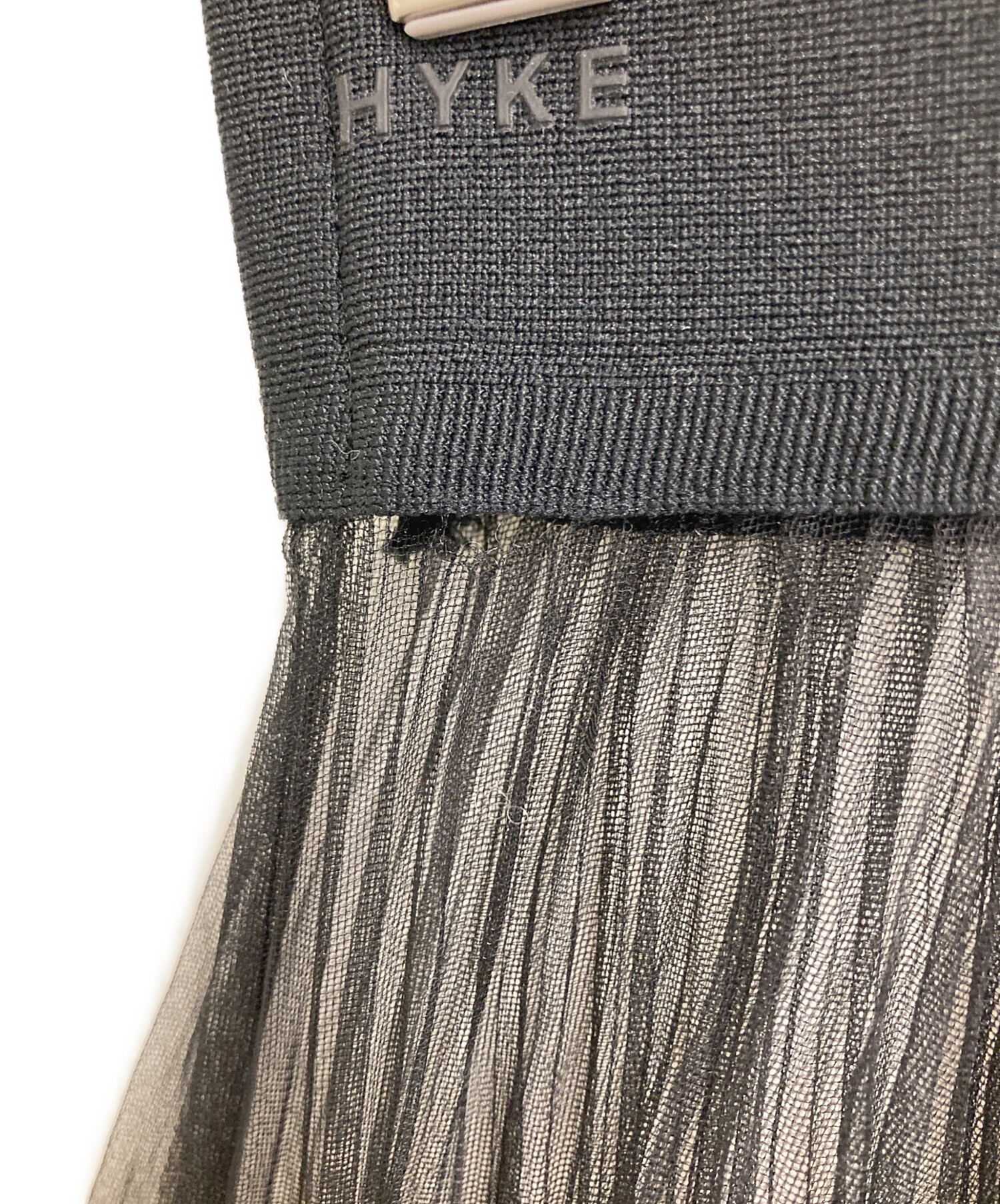 中古・古着通販】HYKE (ハイク) プリーツスカート ブラック サイズ:1