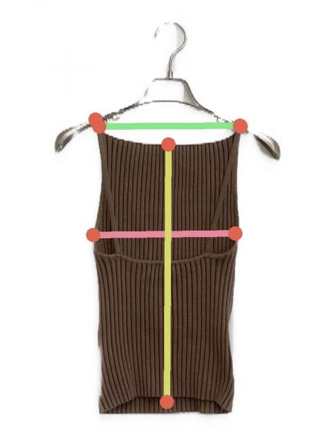 中古・古着通販】THE SHISHIKUI (シシクイ) ニットキャミソール