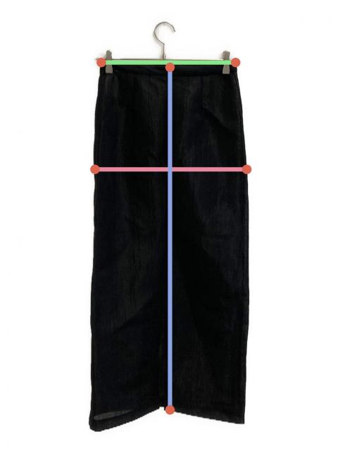オーラリー ELASTIC SHEER NYLON P/O 3 ブラック 中古・古着通販】AURALEE (オーラリー) ELASTIC SHEER NYLON SKIRT