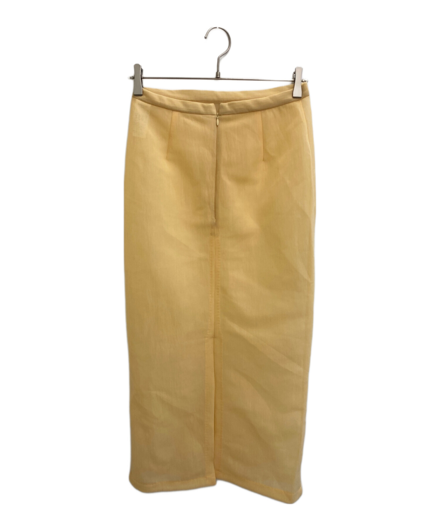 あきAURALEE オーラリー コーデュロイ スリットロングスカート 中古・古着通販】AURALEE (オーラリー) Elastic Sheer Nylon Skirt