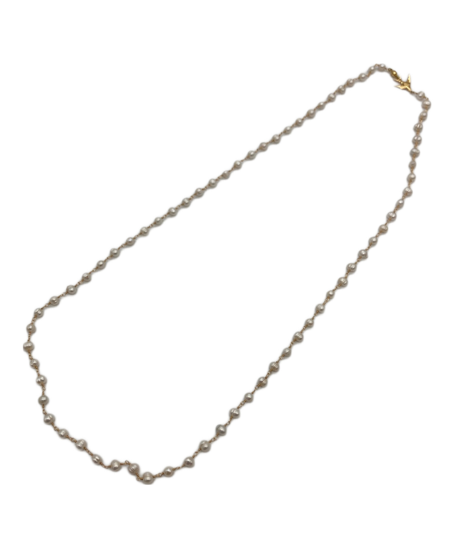 アクセサリー GAGAN swallow egg chain tall 中古・古着通販】GAGAN (ガガン) Swallow Egg Chain Tall ホワイト