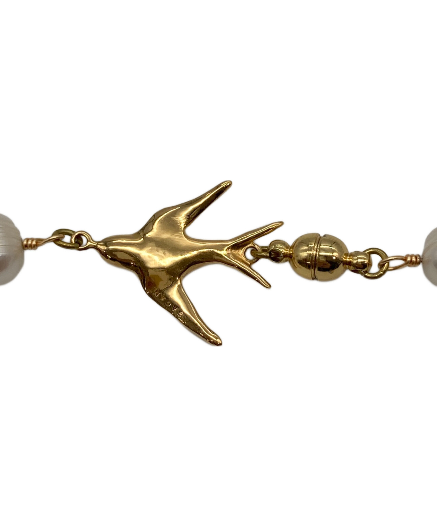 中古・古着通販】GAGAN (ガガン) Swallow Egg Chain Tall ホワイト