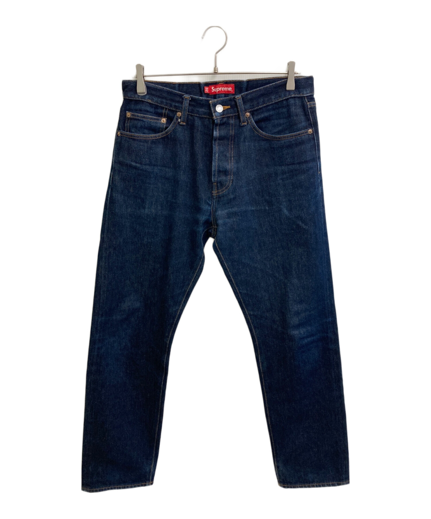 Supreme シュプリーム デニムパンツ 30 インディゴ スリム USA製 SUPREME Rigid Slim Jean 濃紺 30 シュプリーム リジッドスリム
