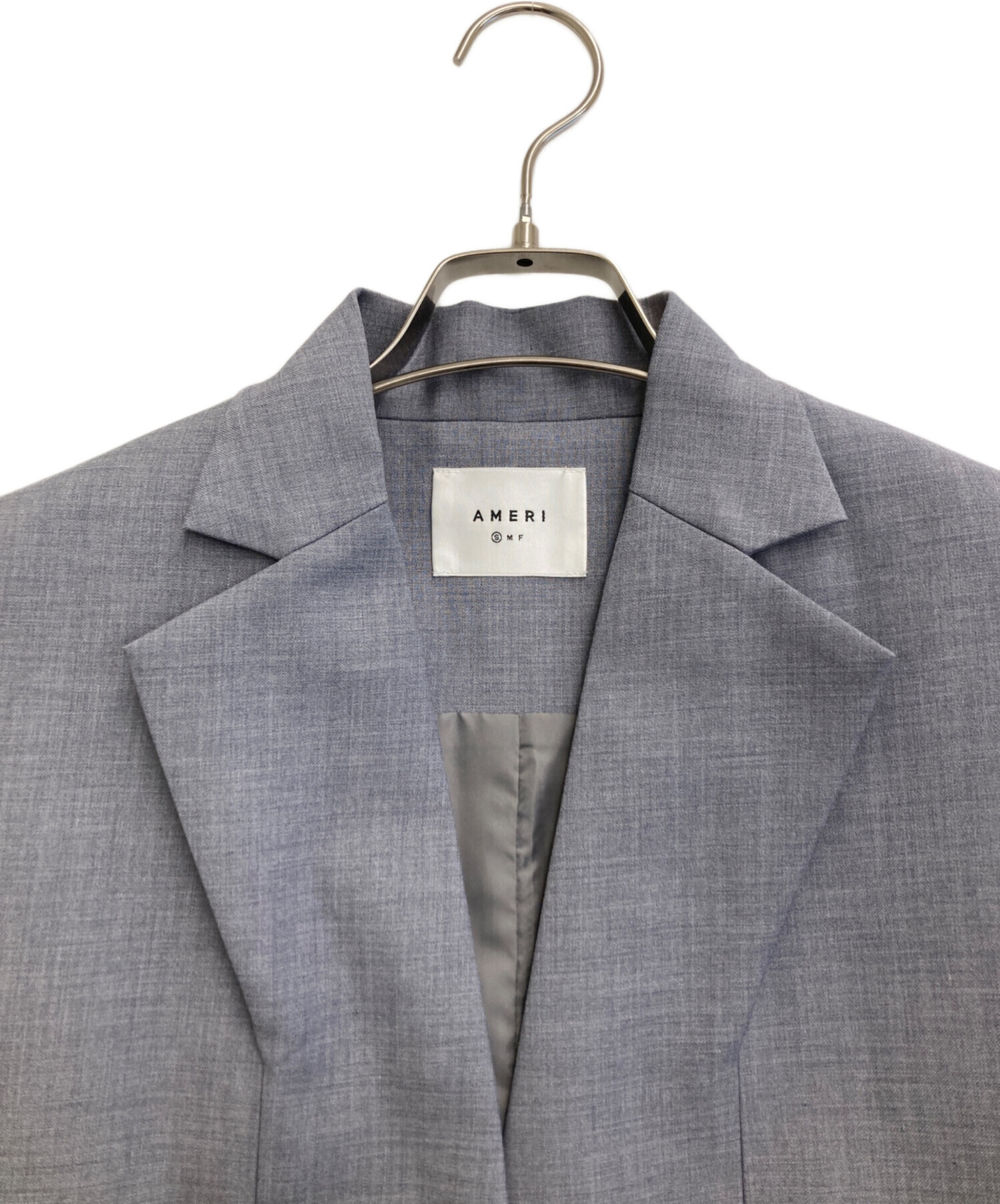 中古・古着通販】AMERI (アメリ) FADE COLLAR DAMAGE VEST グレー 