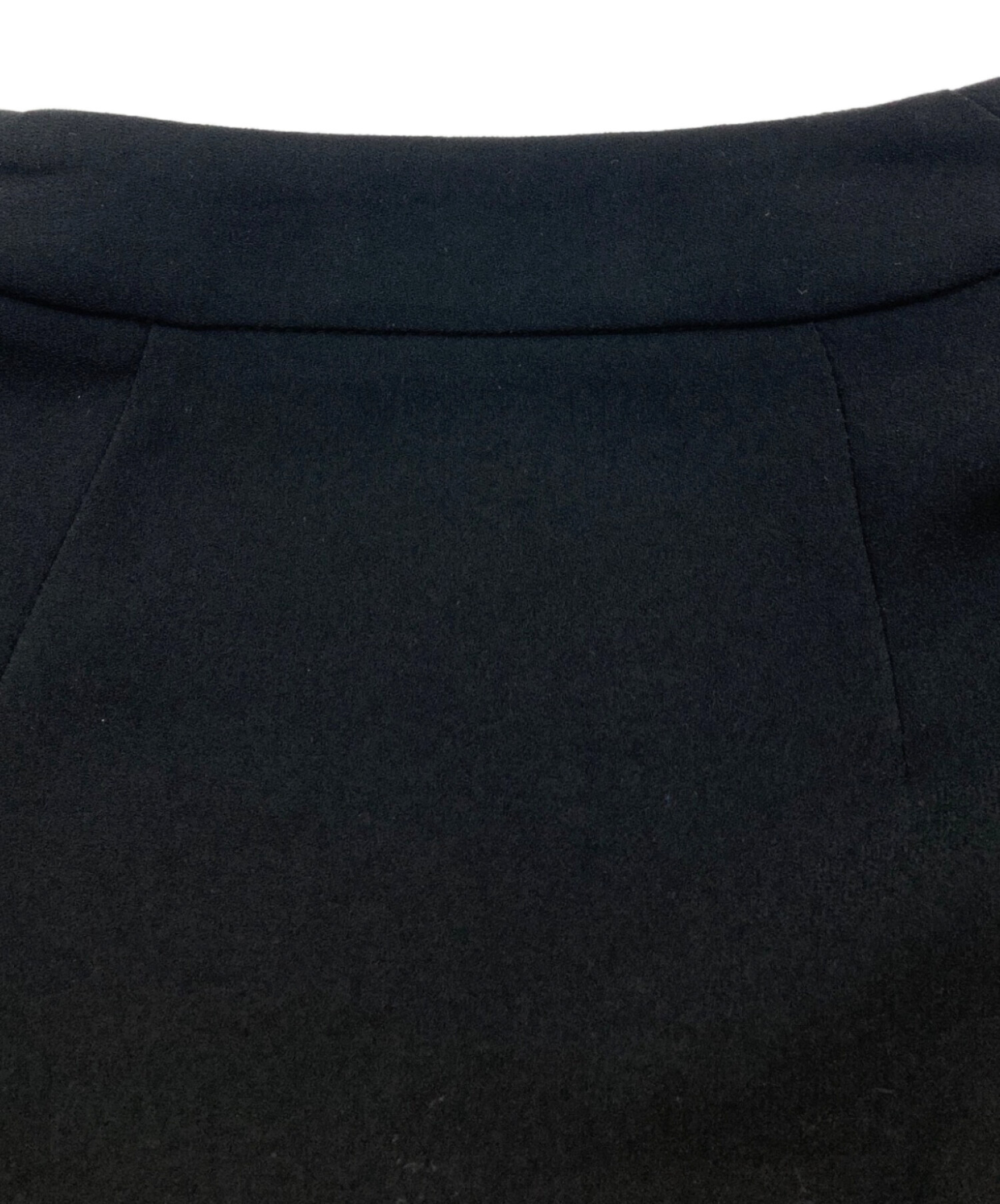 中古・古着通販】theory (セオリー) ノーカラージャケット ブラック