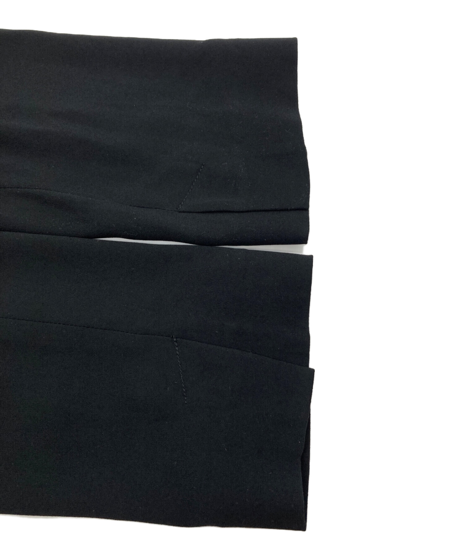 中古・古着通販】theory (セオリー) ノーカラージャケット ブラック