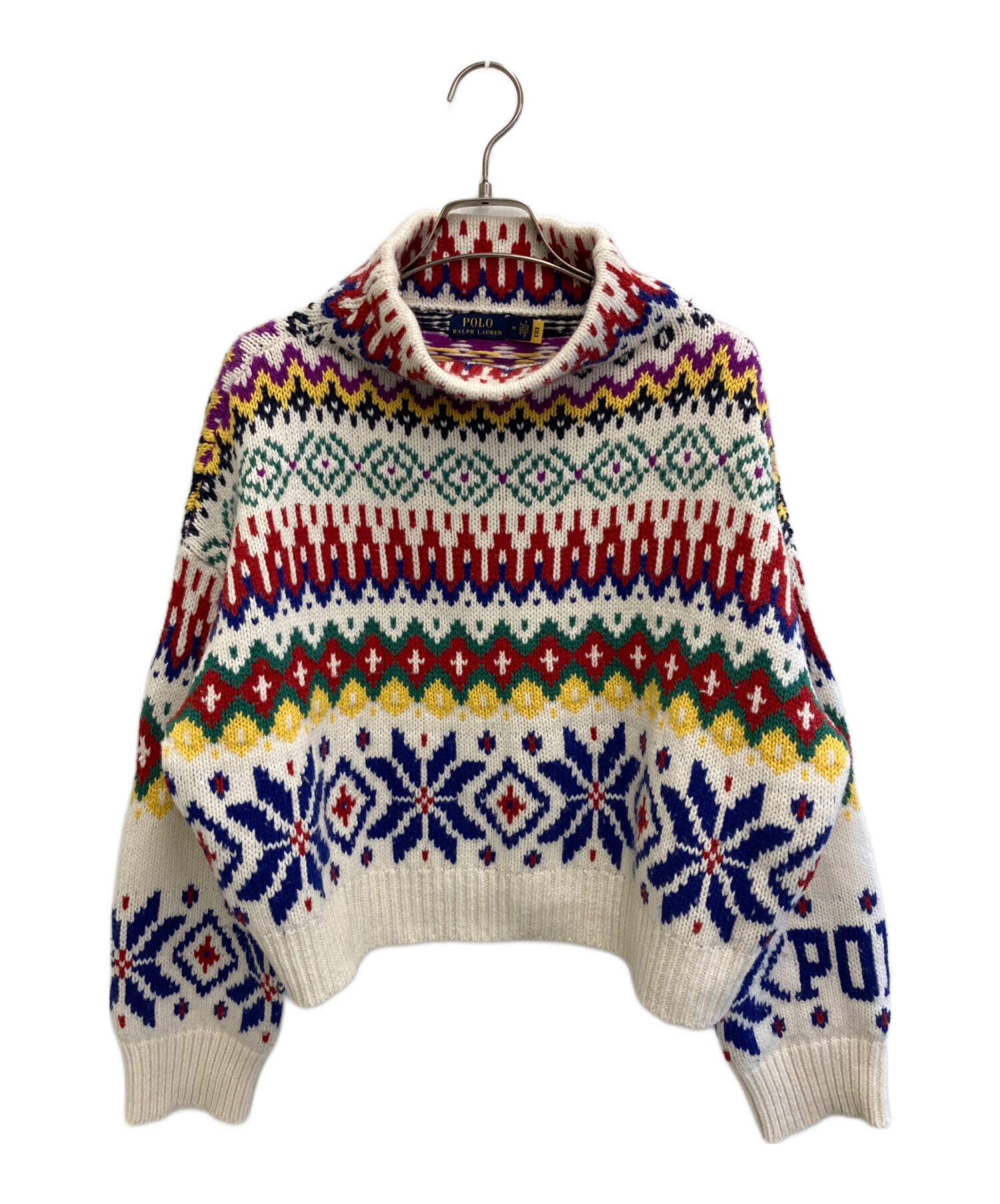 ラルフローレン　ノルディック　セーター　ニット　ハイネック 中古・古着通販】POLO RALPH LAUREN (ポロ・ラルフローレン