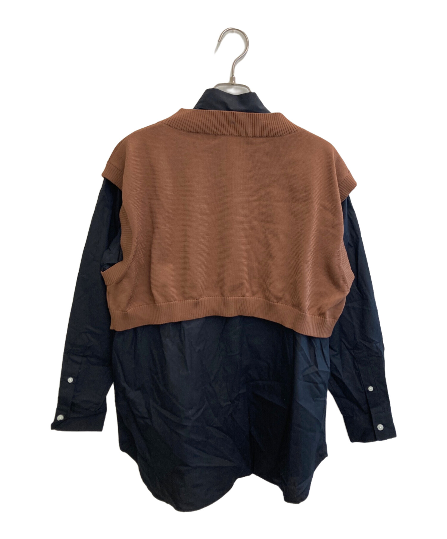 中古・古着通販】FRED PERRY (フレッドペリー) Knit Layered Shirt 