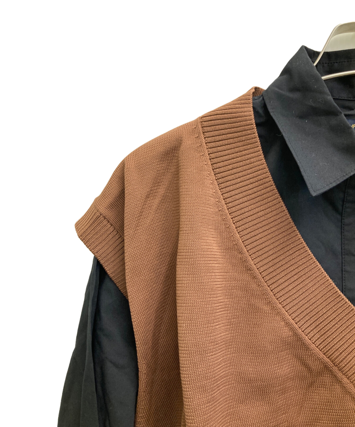 中古・古着通販】FRED PERRY (フレッドペリー) Knit Layered Shirt 