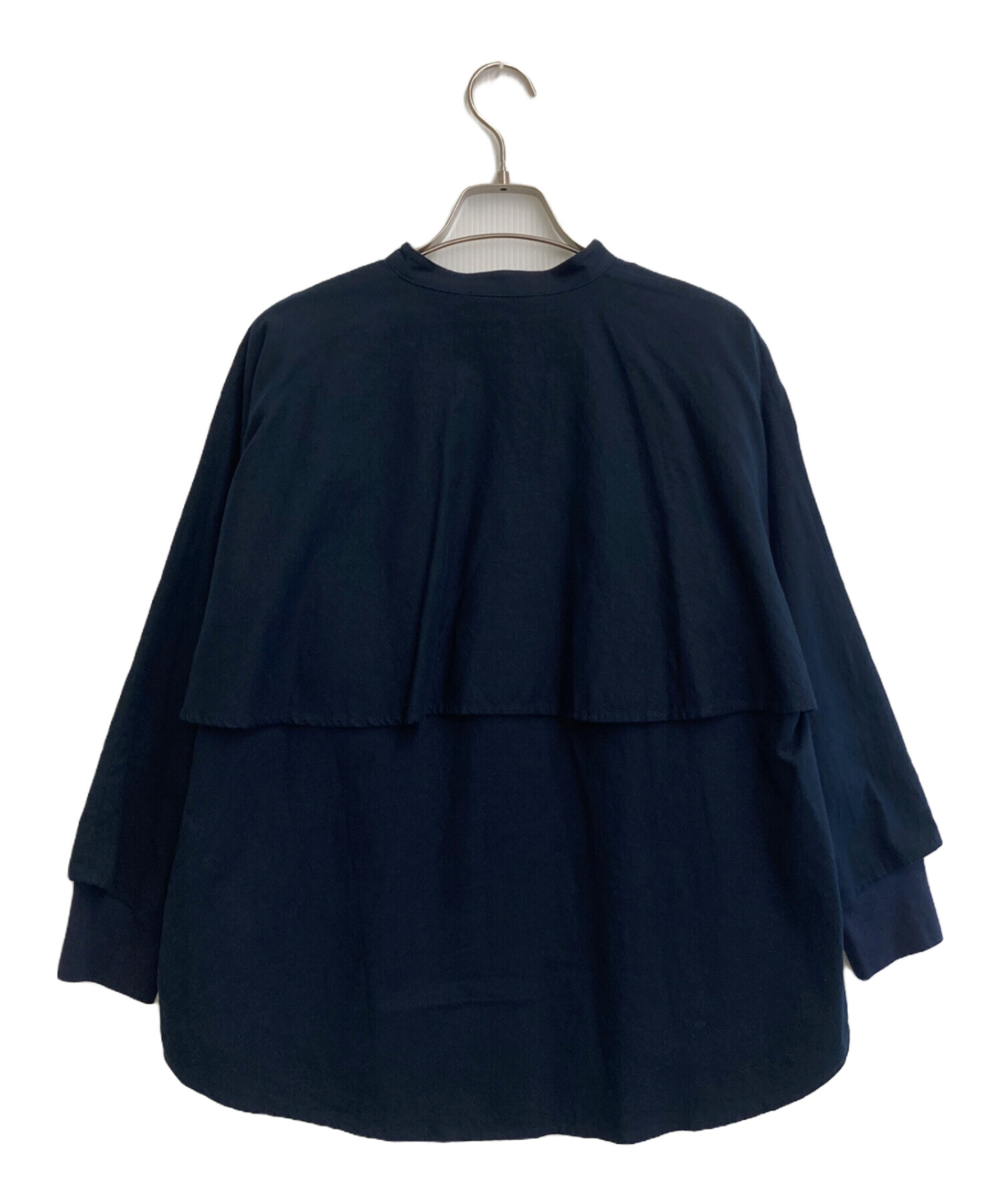 中古・古着通販】BEARDSLEY (ビアズリー) ブラウス ネイビー サイズ
