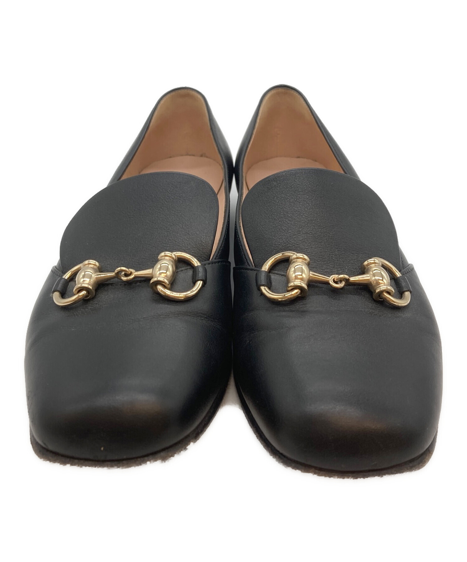 中古・古着通販】GUCCI (グッチ) ホースビットレザーローファー