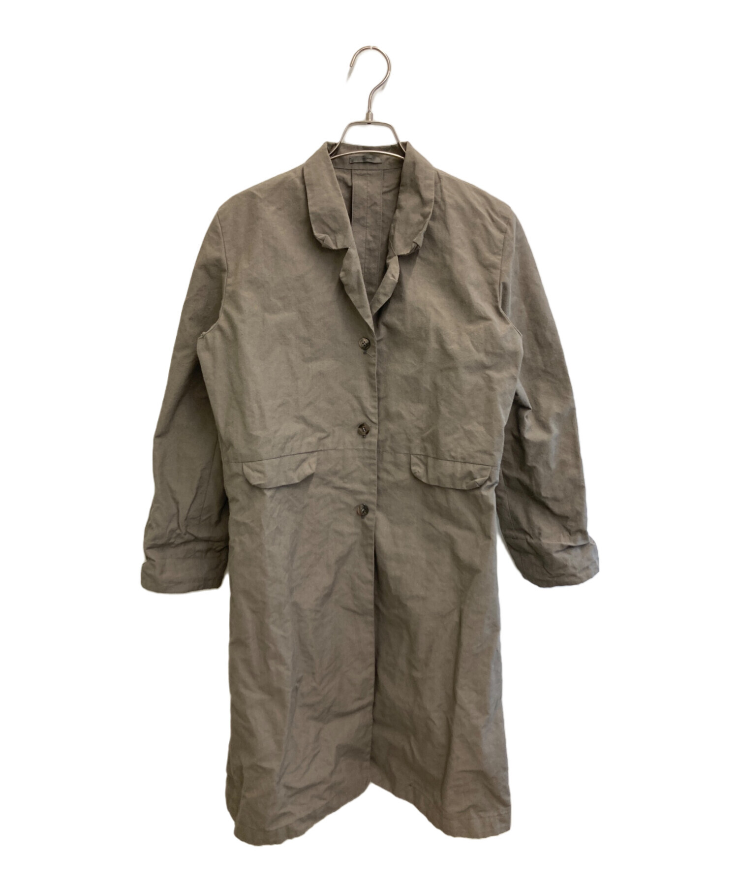 monsakata ベージュコート　モンサカタ 中古・古着通販】mon sakata (モンサカタ) コート ベージュ サイズ