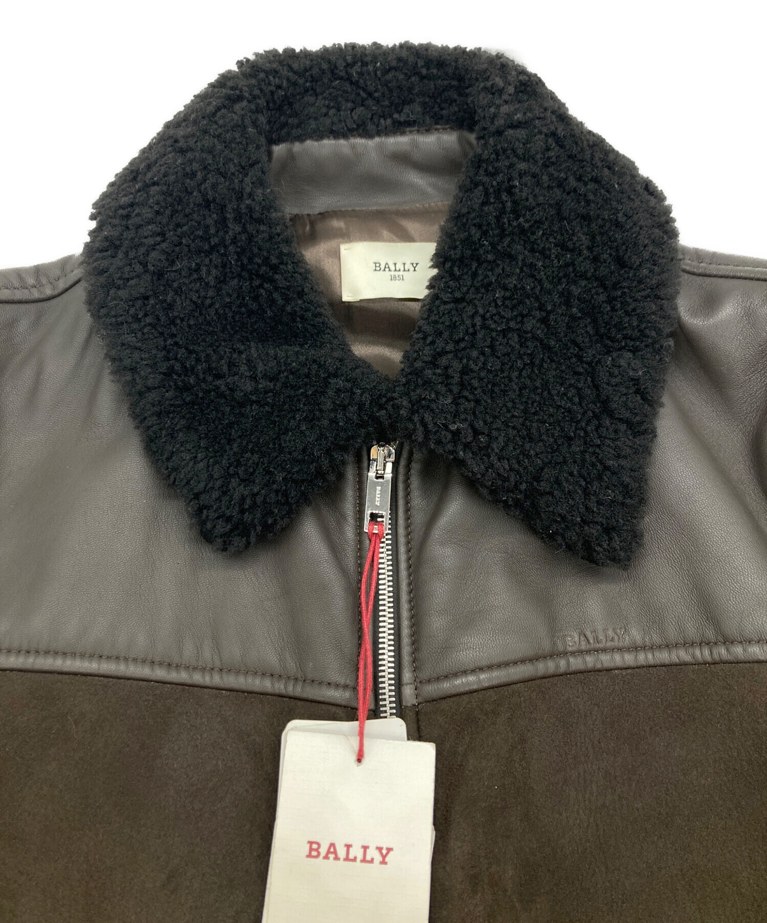 中古・古着通販】BALLY (バリー) ムートンジャケット ブラウン サイズ