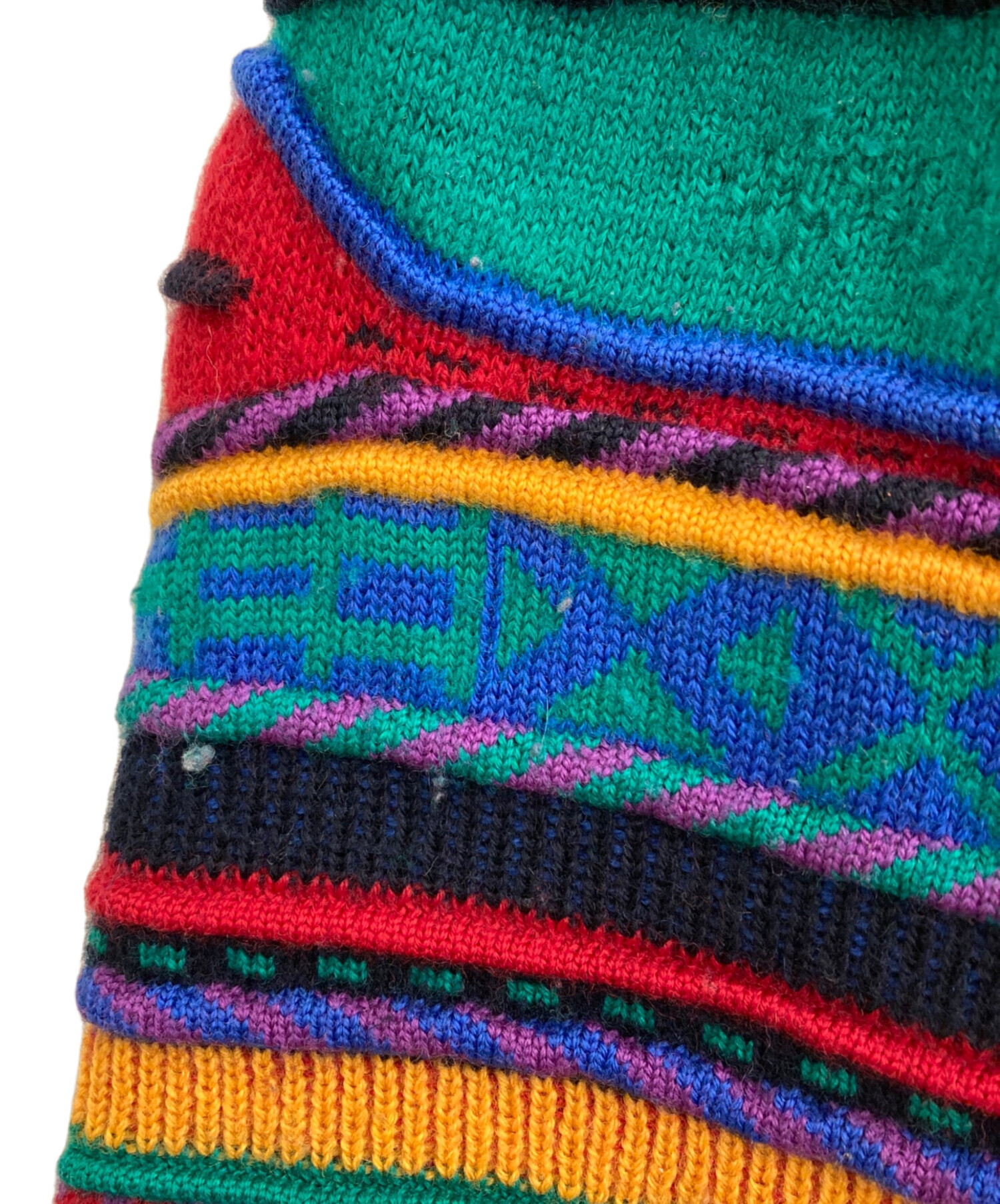 中古・古着通販】EMAROO (エマルー) 古着3Dニット マルチカラー サイズ