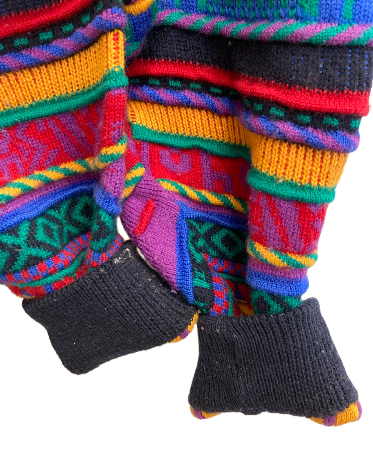 中古・古着通販】EMAROO (エマルー) 古着3Dニット マルチカラー サイズ