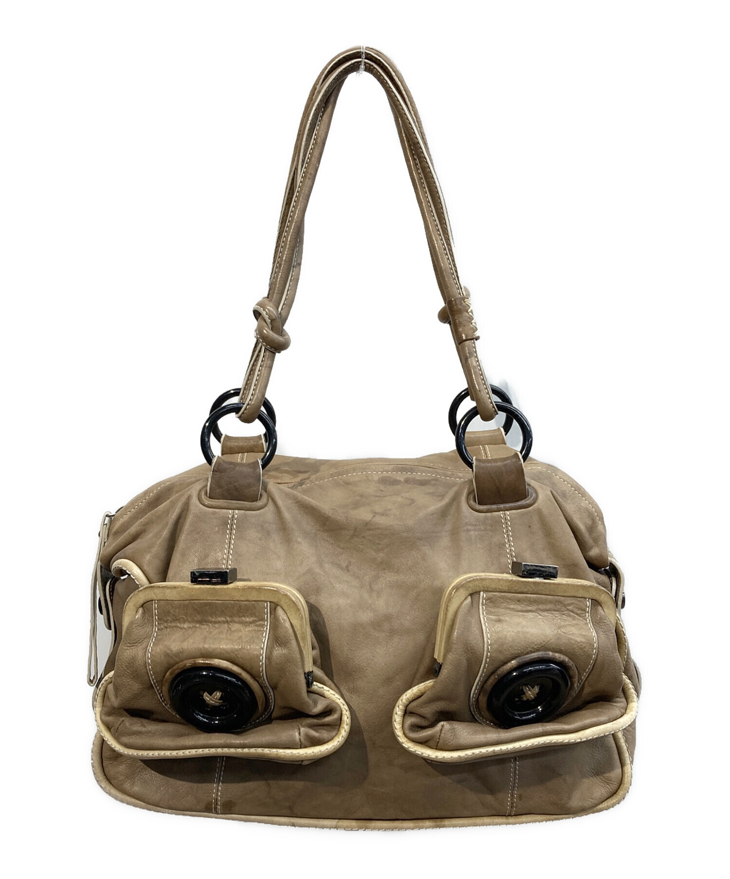 中古・古着通販】mimco (ミムコ) トートバッグ ベージュ｜ブランド